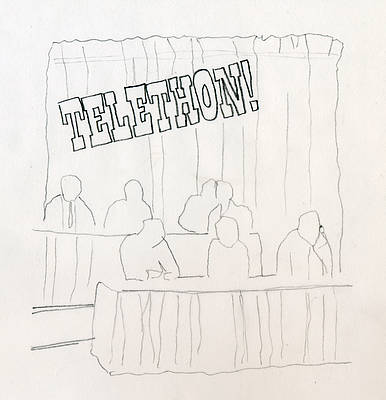 Sketch for Telethon by Jenn Kennedy and Liz Linden