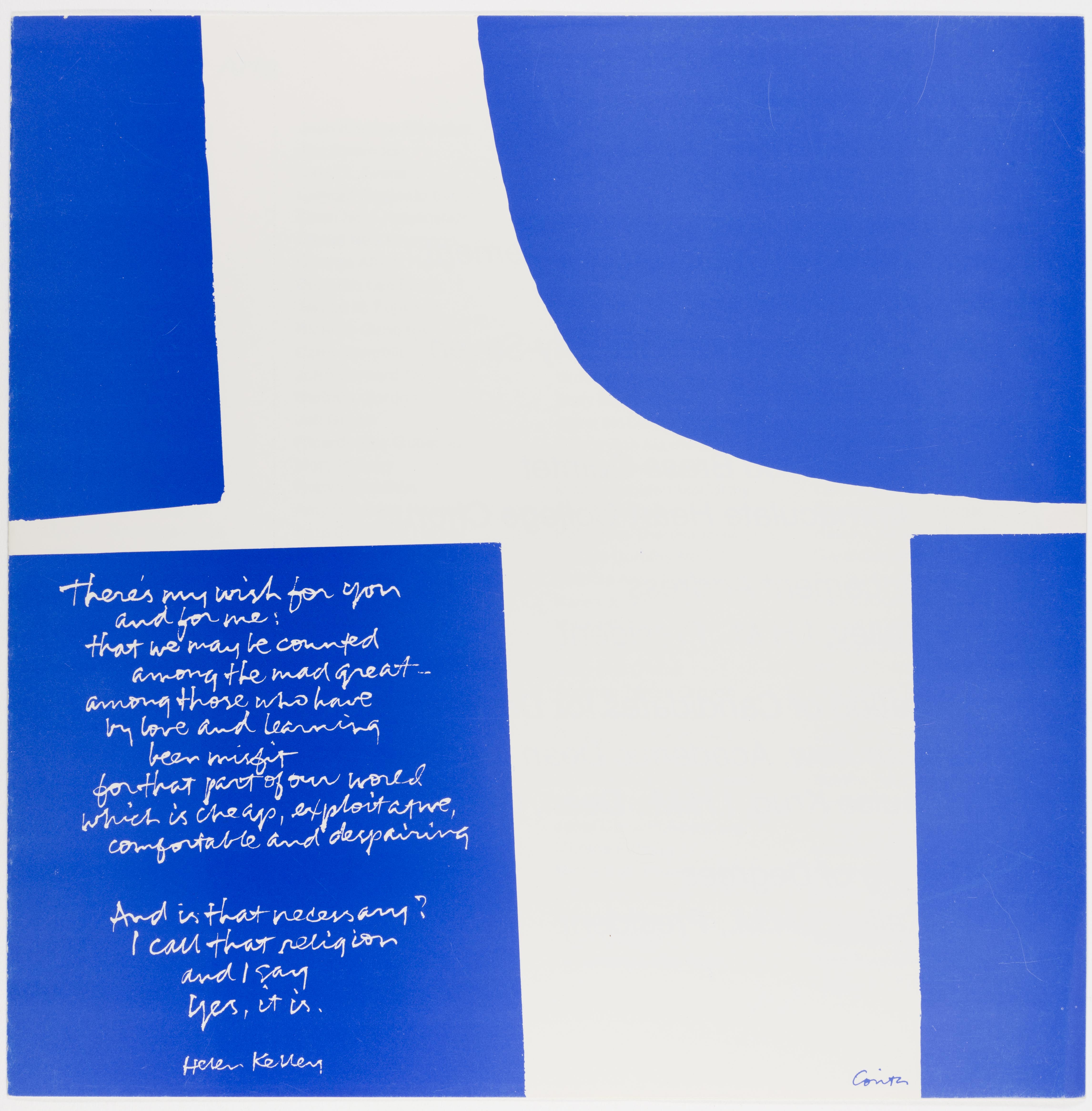 Corita Kent, Untitled, 1977