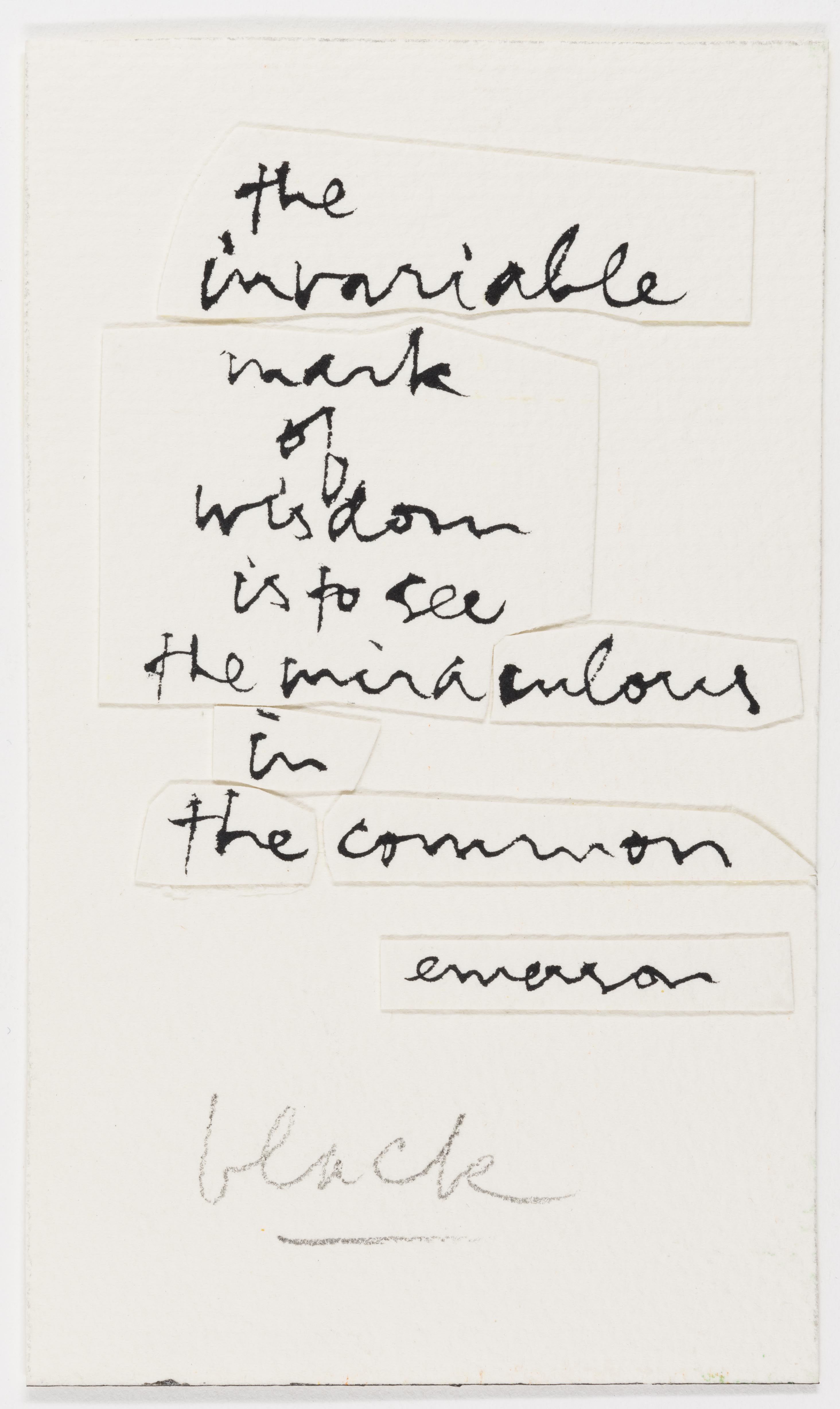 Corita Kent, Untitled, 1980