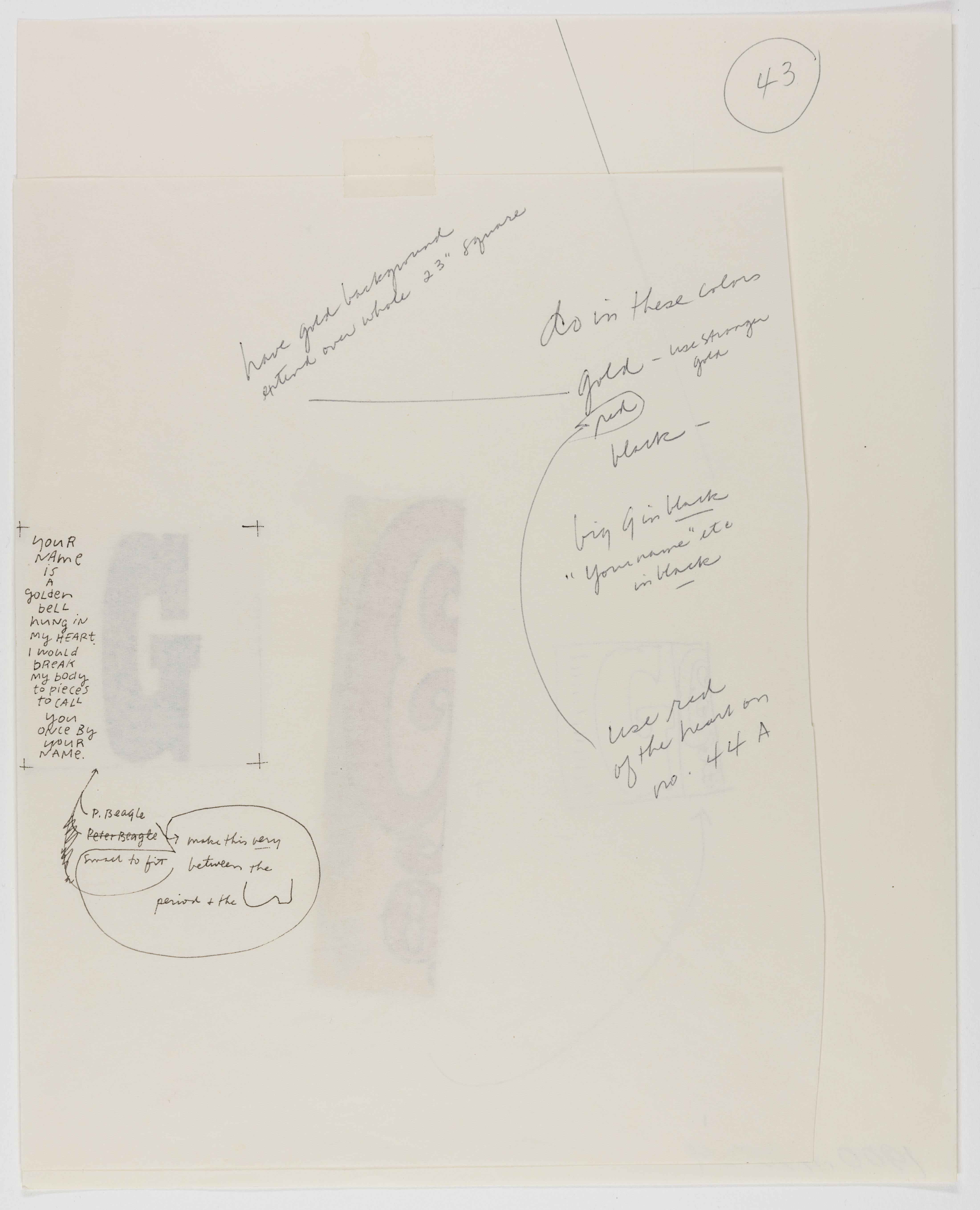 Corita Kent, Untitled, 1968