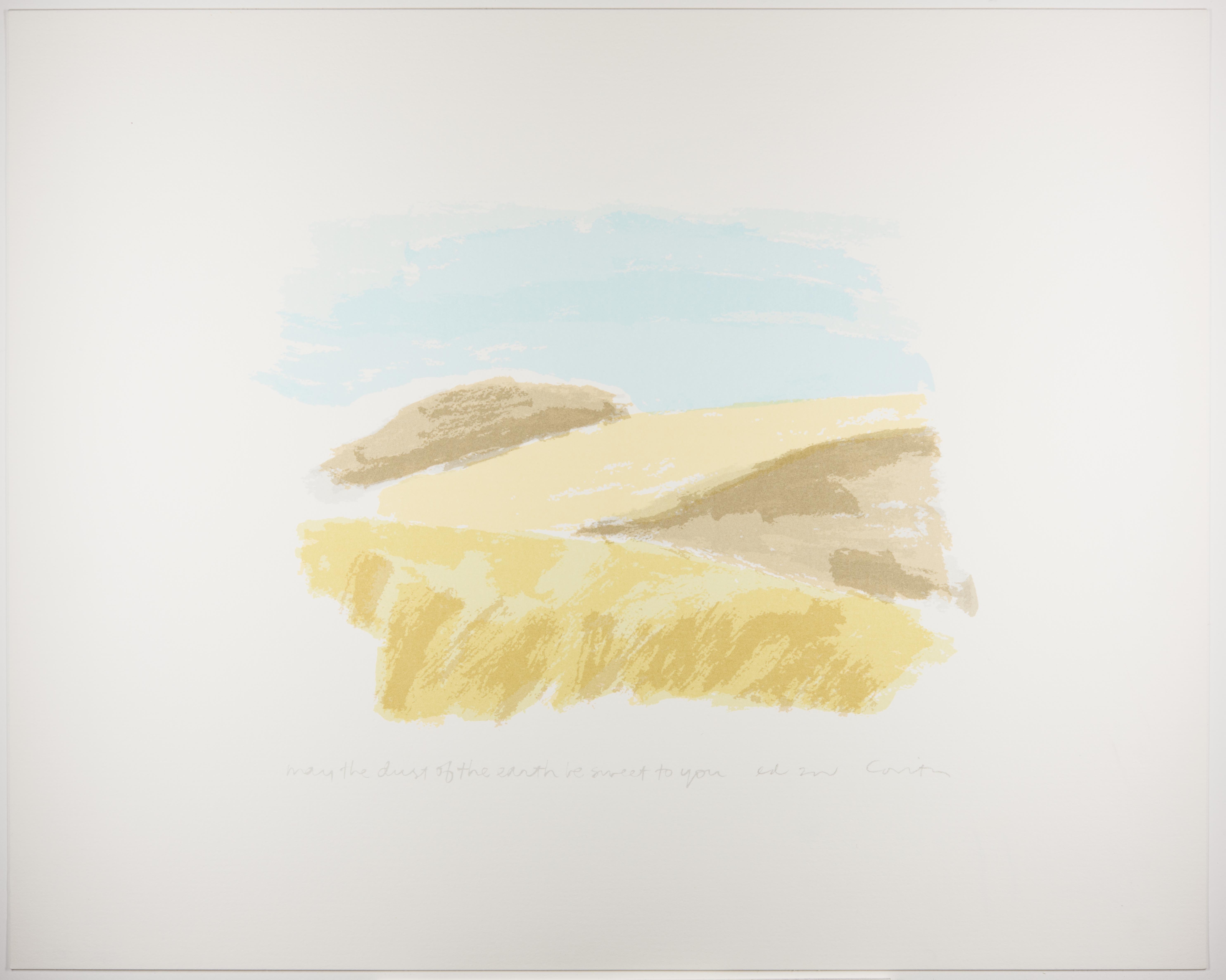 Corita Kent, dust of the earth, 1982