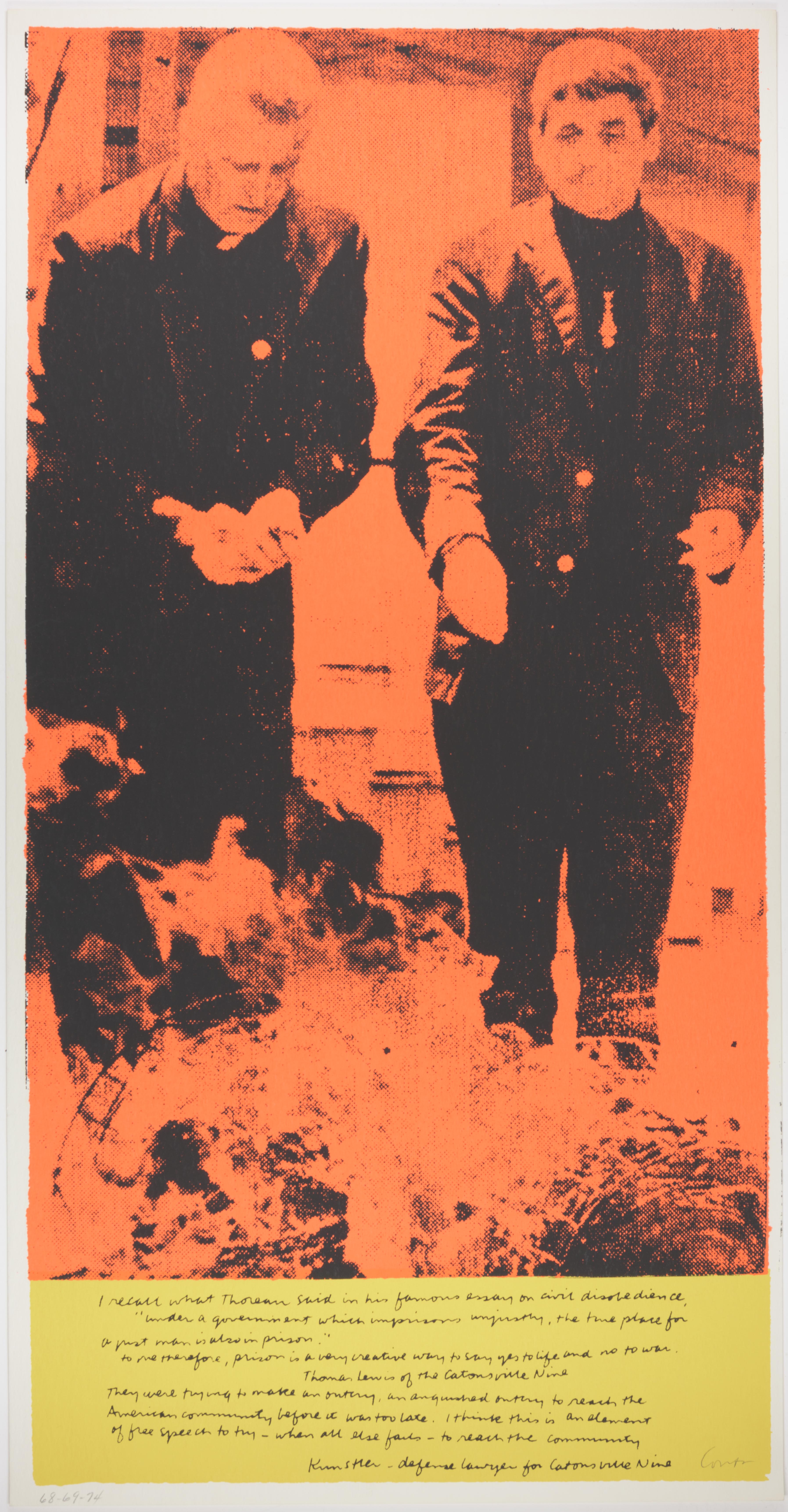 Corita Kent, phil and dan, 1969