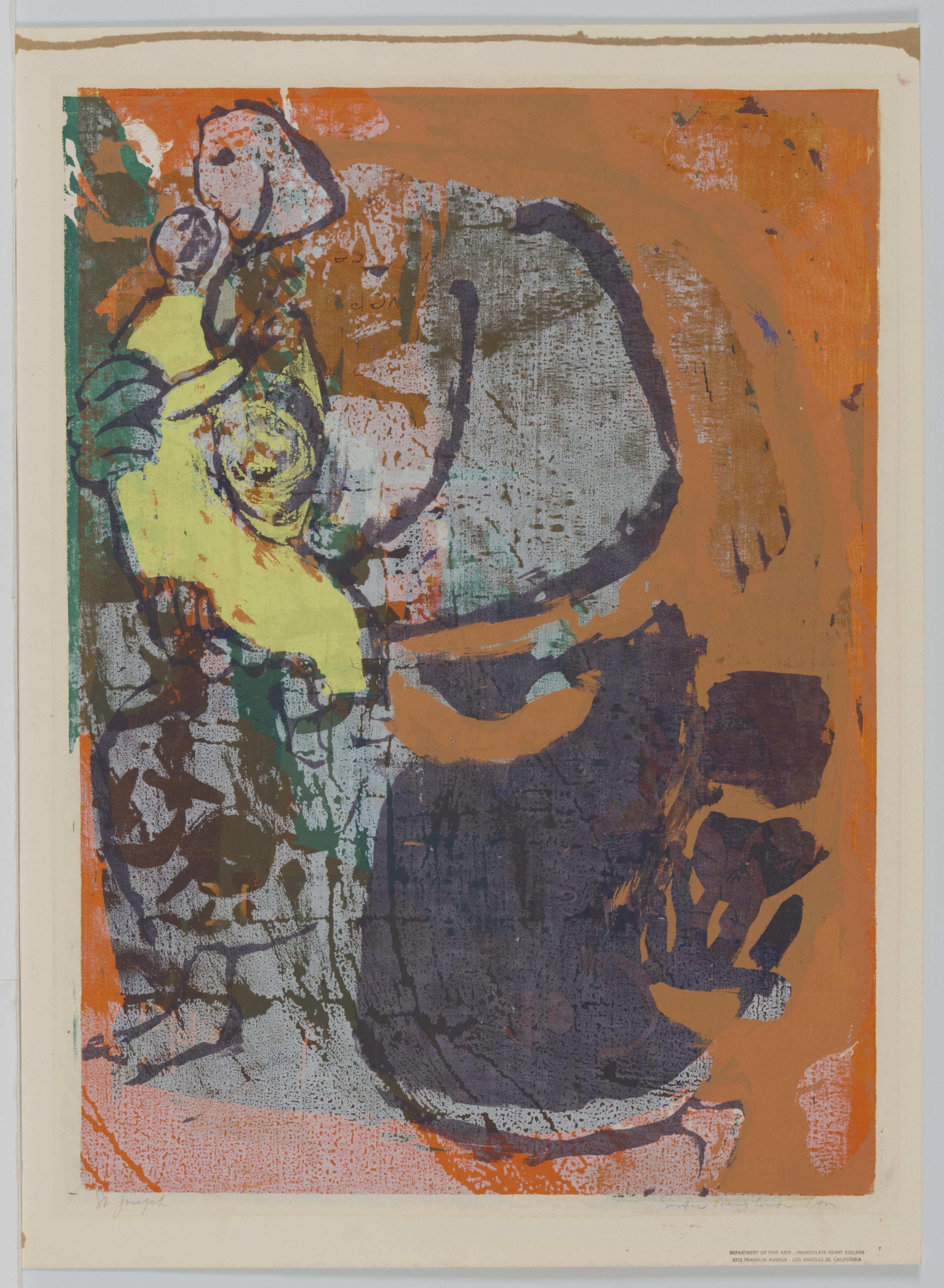 Corita Kent, st. joseph, 1956