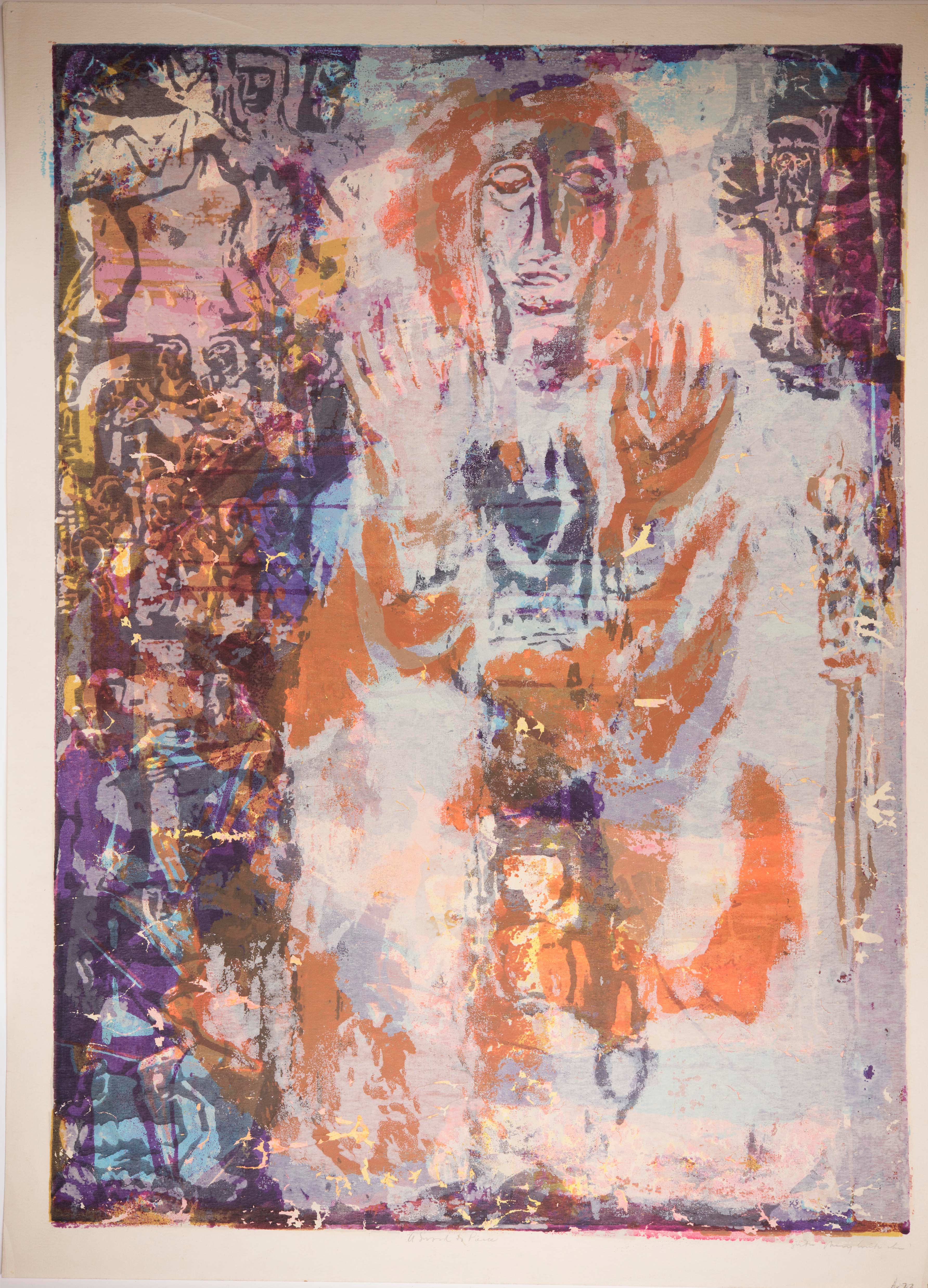 Corita Kent, a sword to pierce, 1954