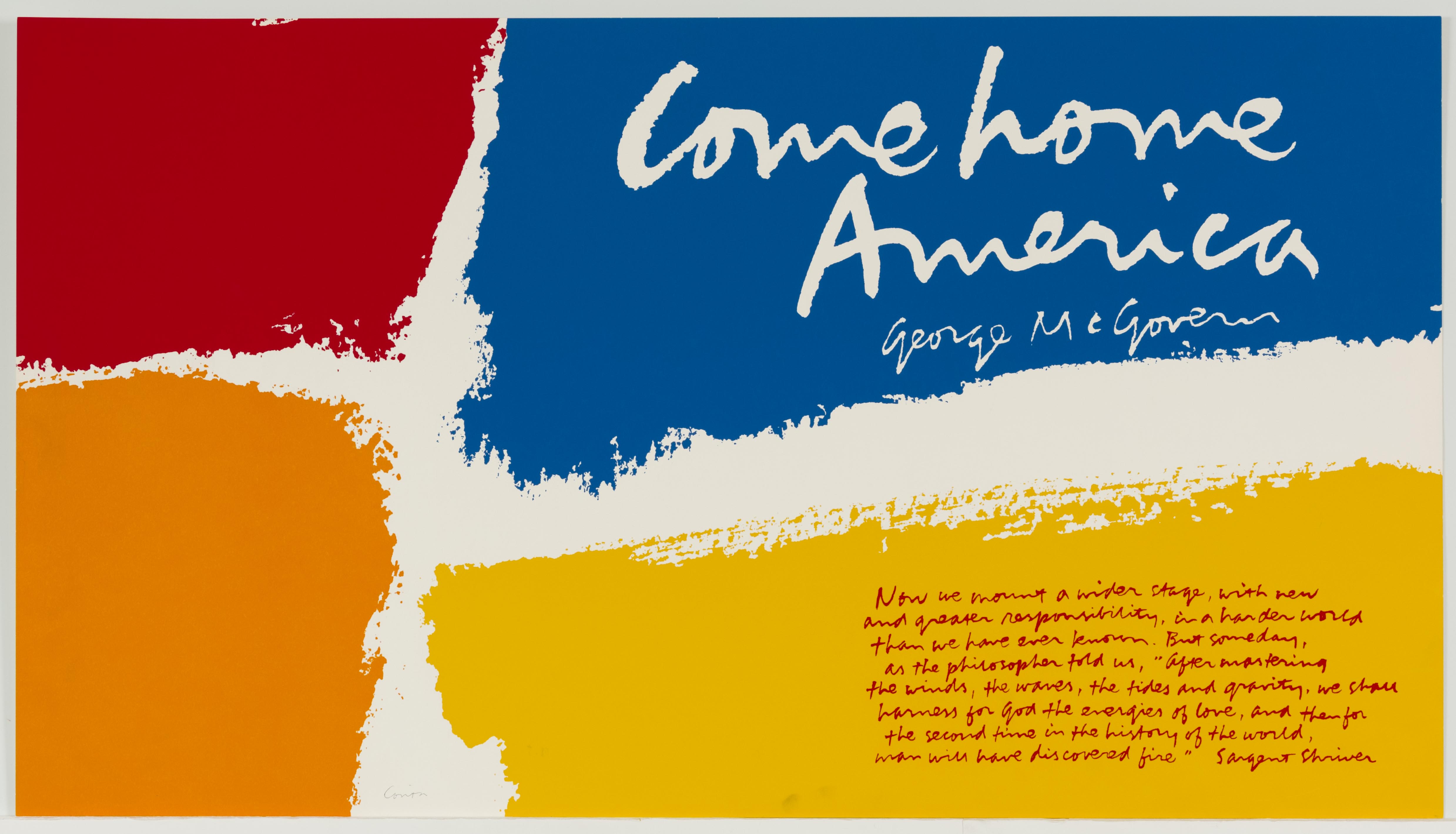 Corita Kent, a wider stage, 1972