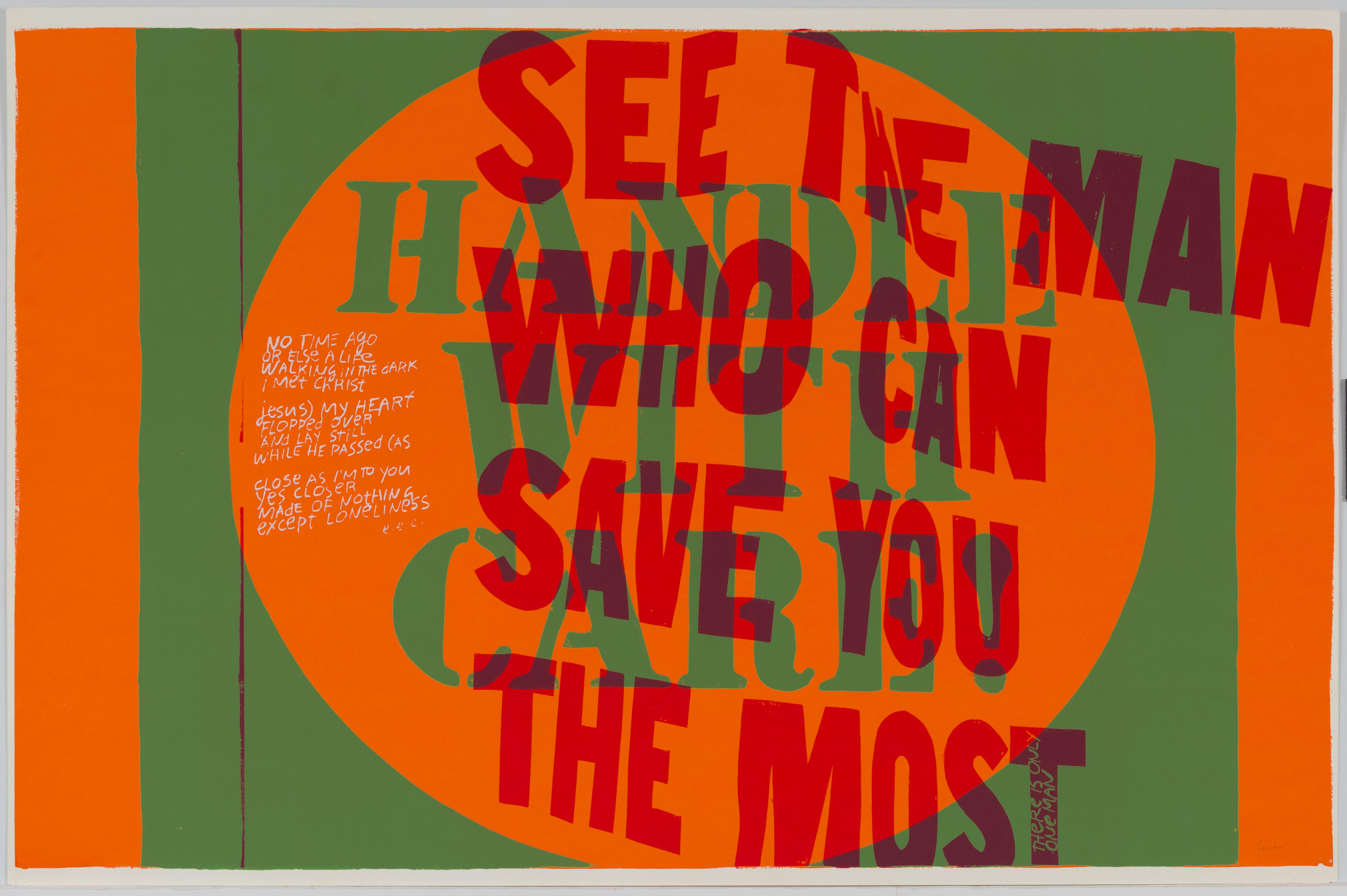 Corita Kent, handle with care, 1967