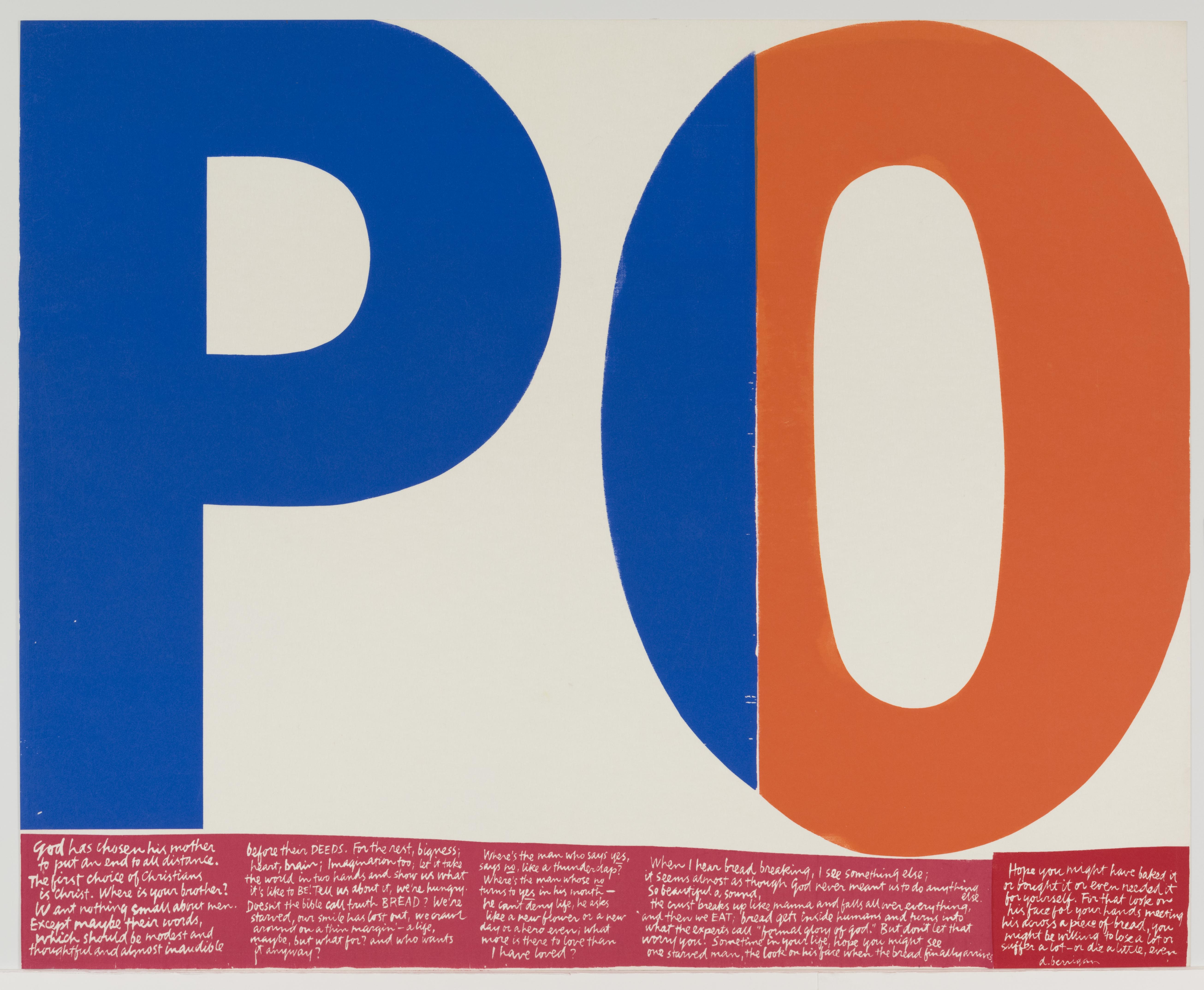 Corita Kent, power up (a), 1965