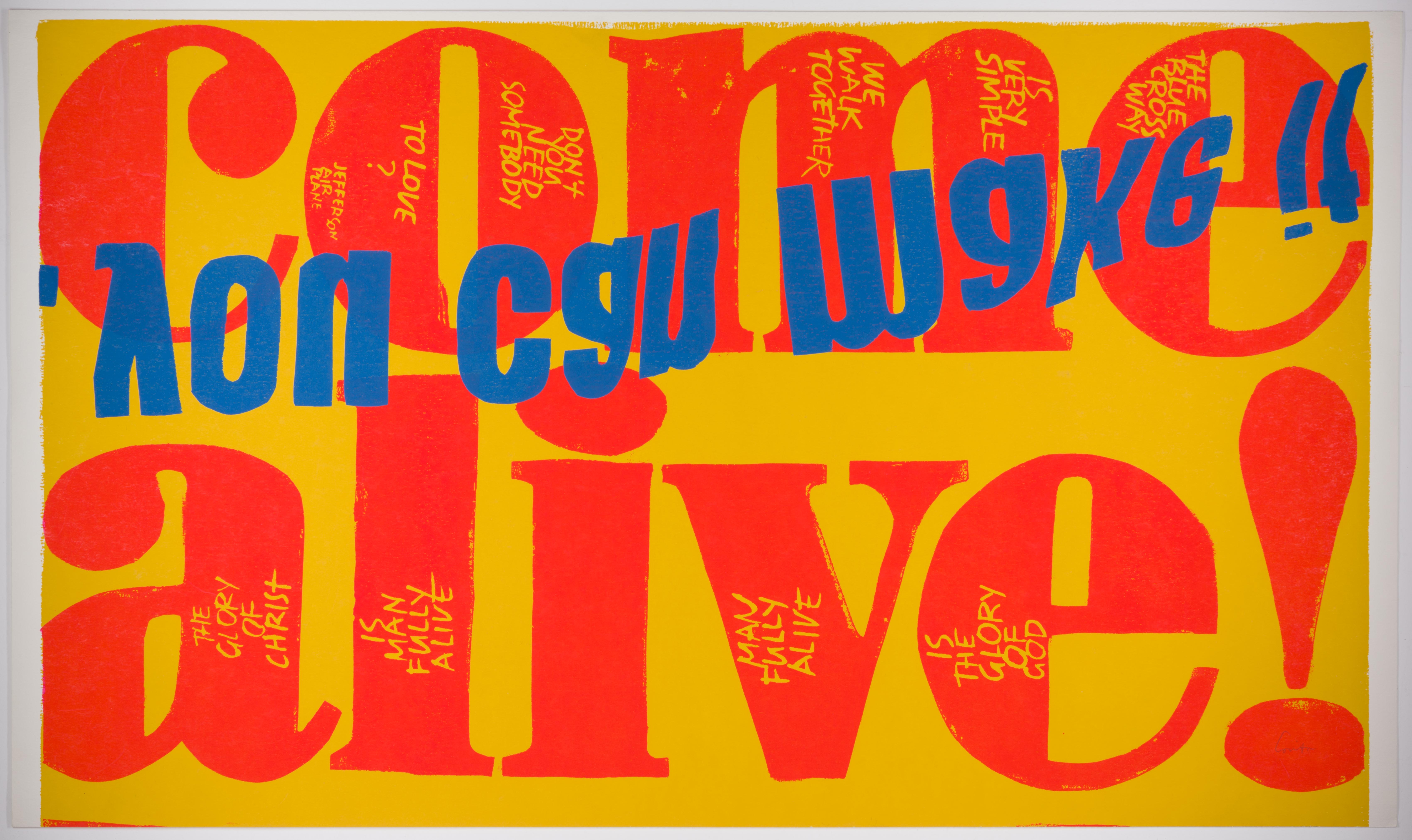 Corita Kent, come alive, 1967