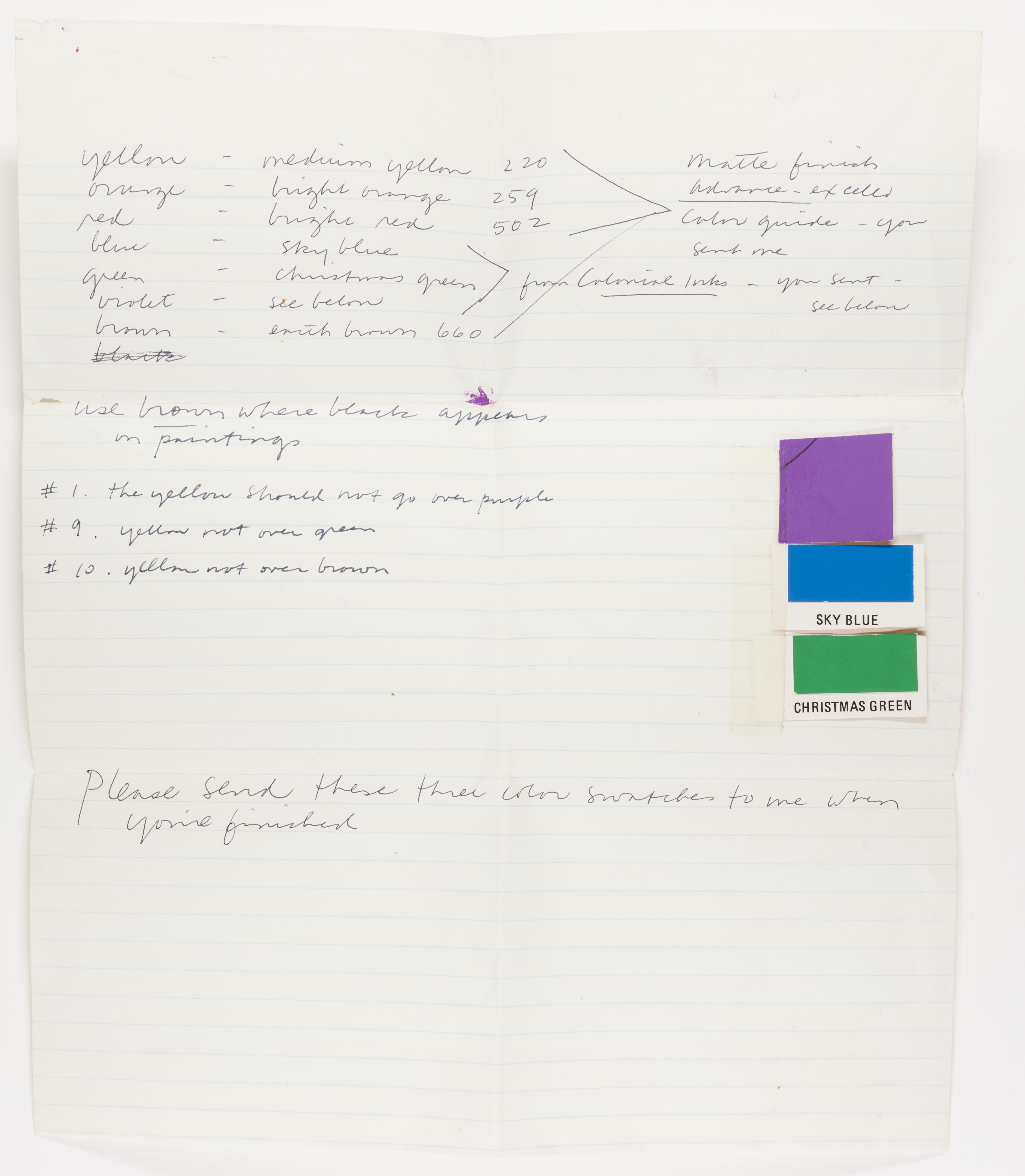 Corita Kent, Untitled, 1977