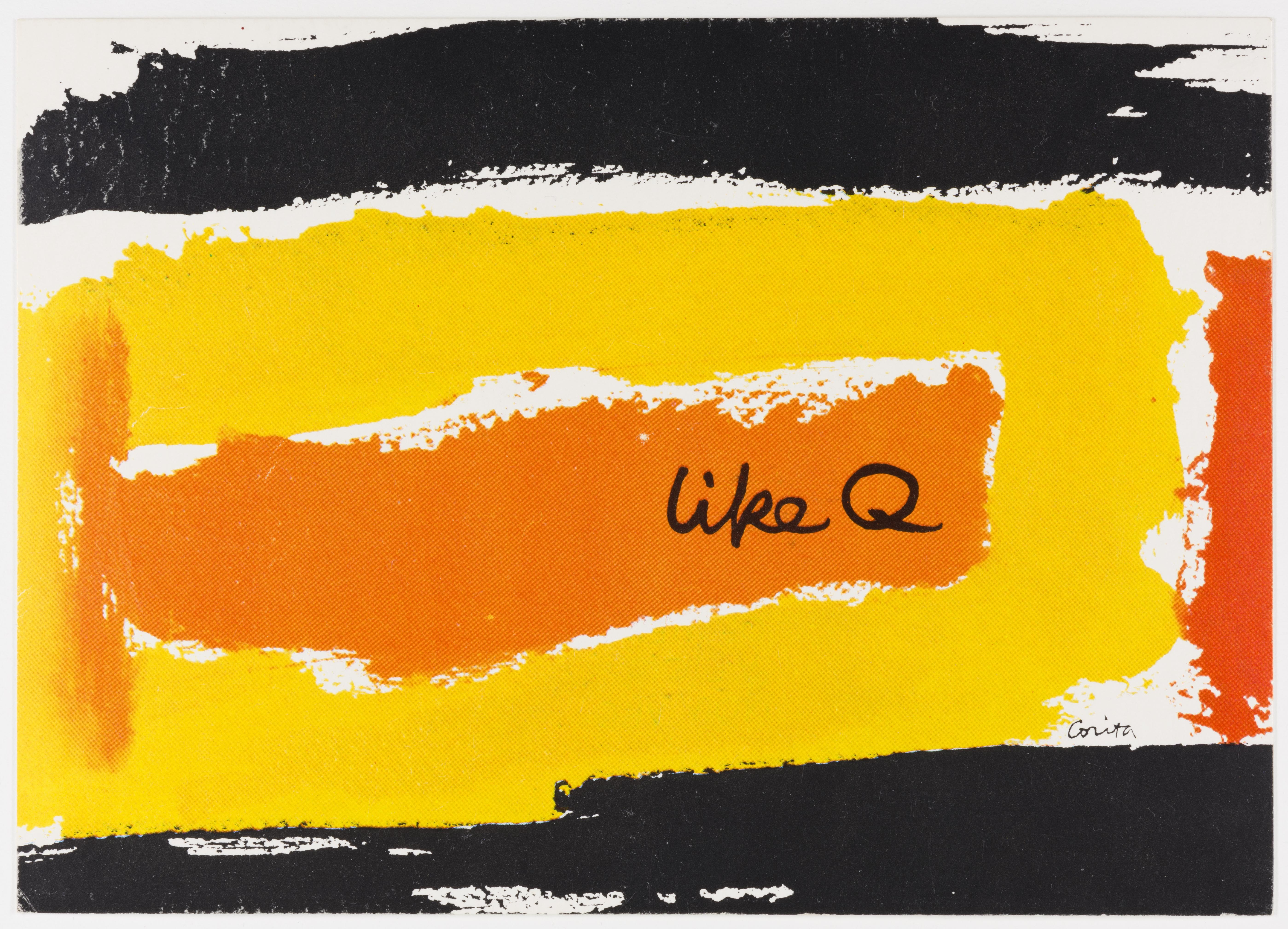 Corita Kent, high cards, 1974