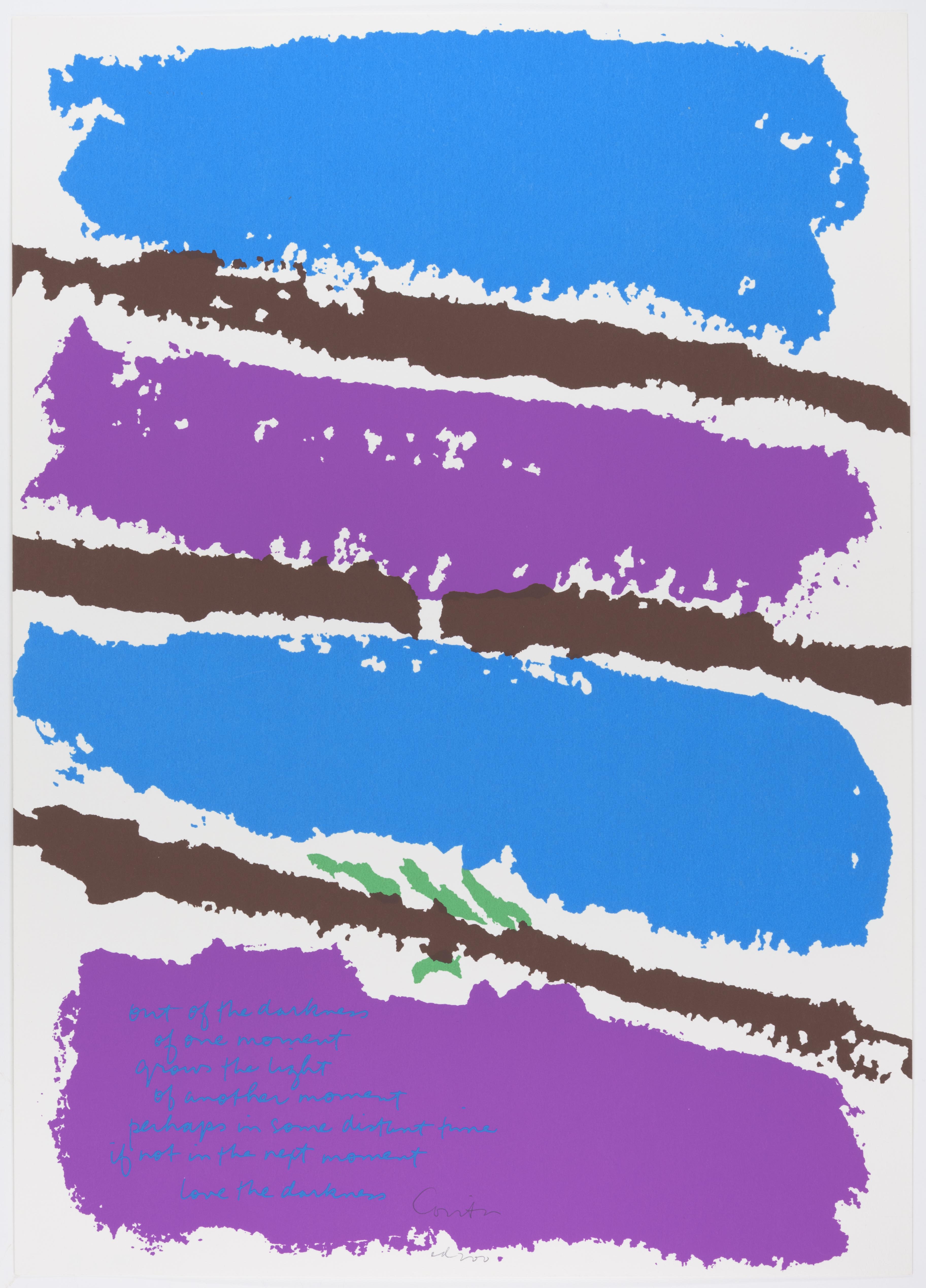 Corita Kent, out of the darkness, 1977