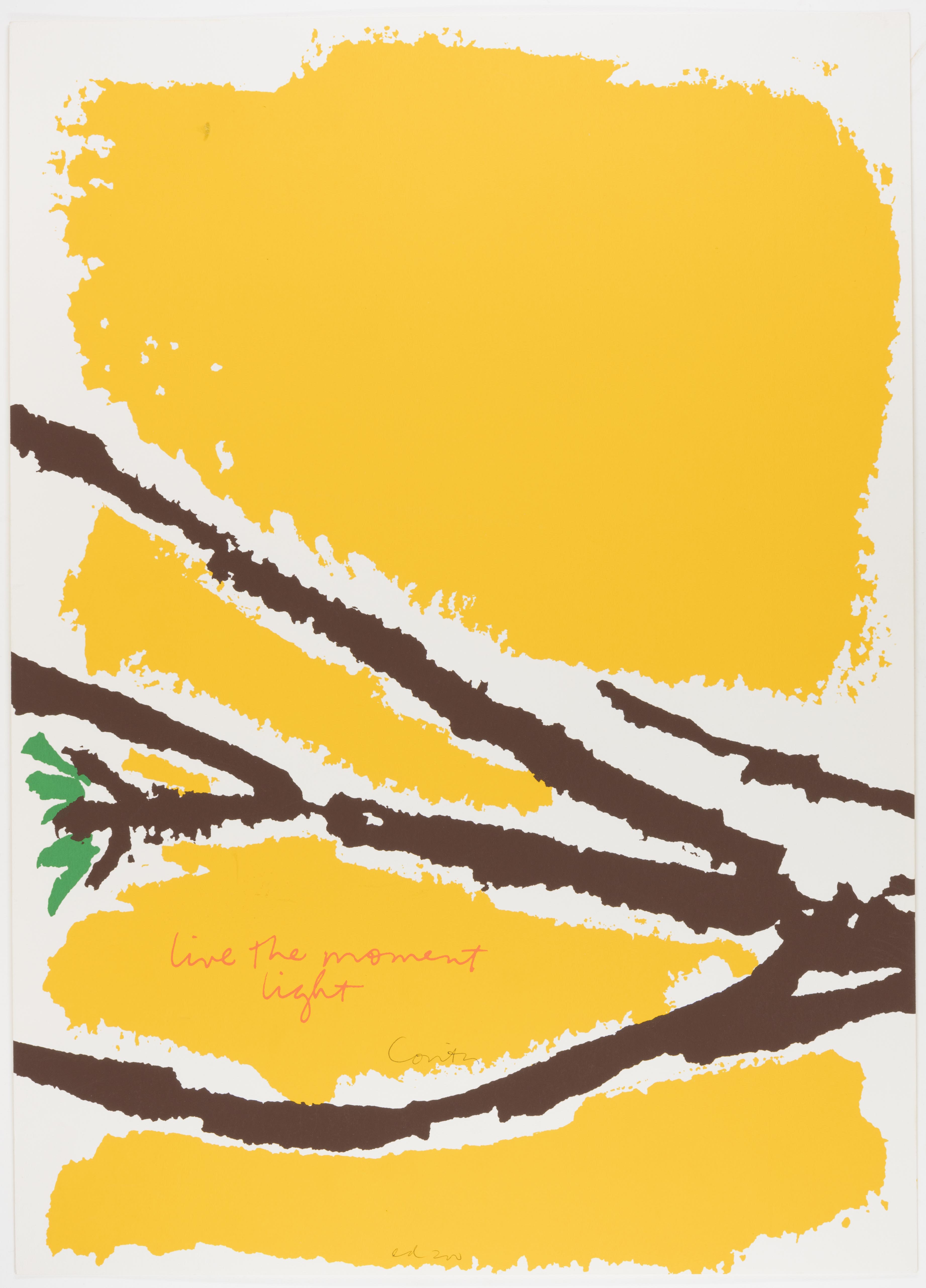 Corita Kent, live the moment light, 1977