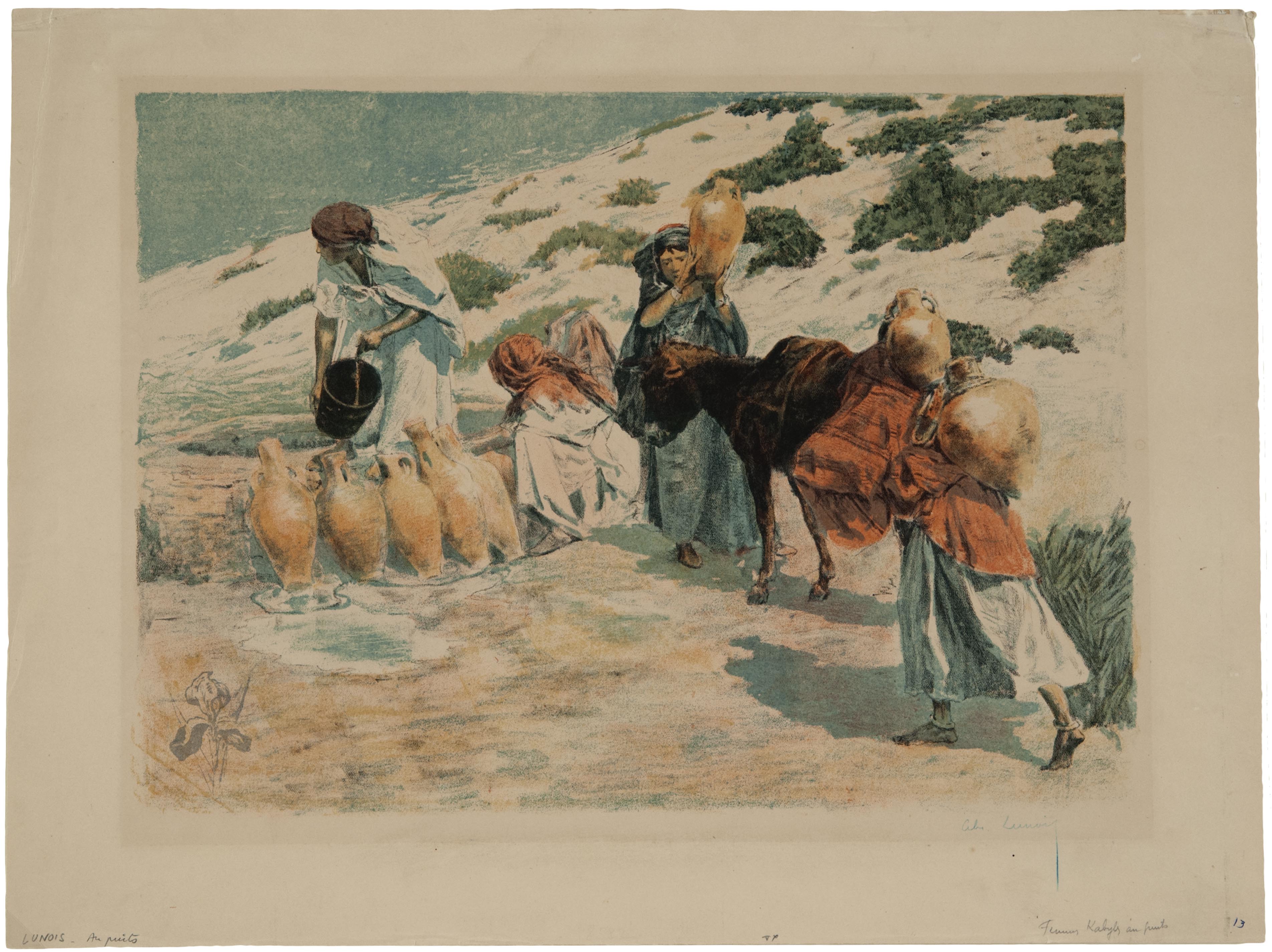Alexandre Lunois, At The Well, ca. 1908