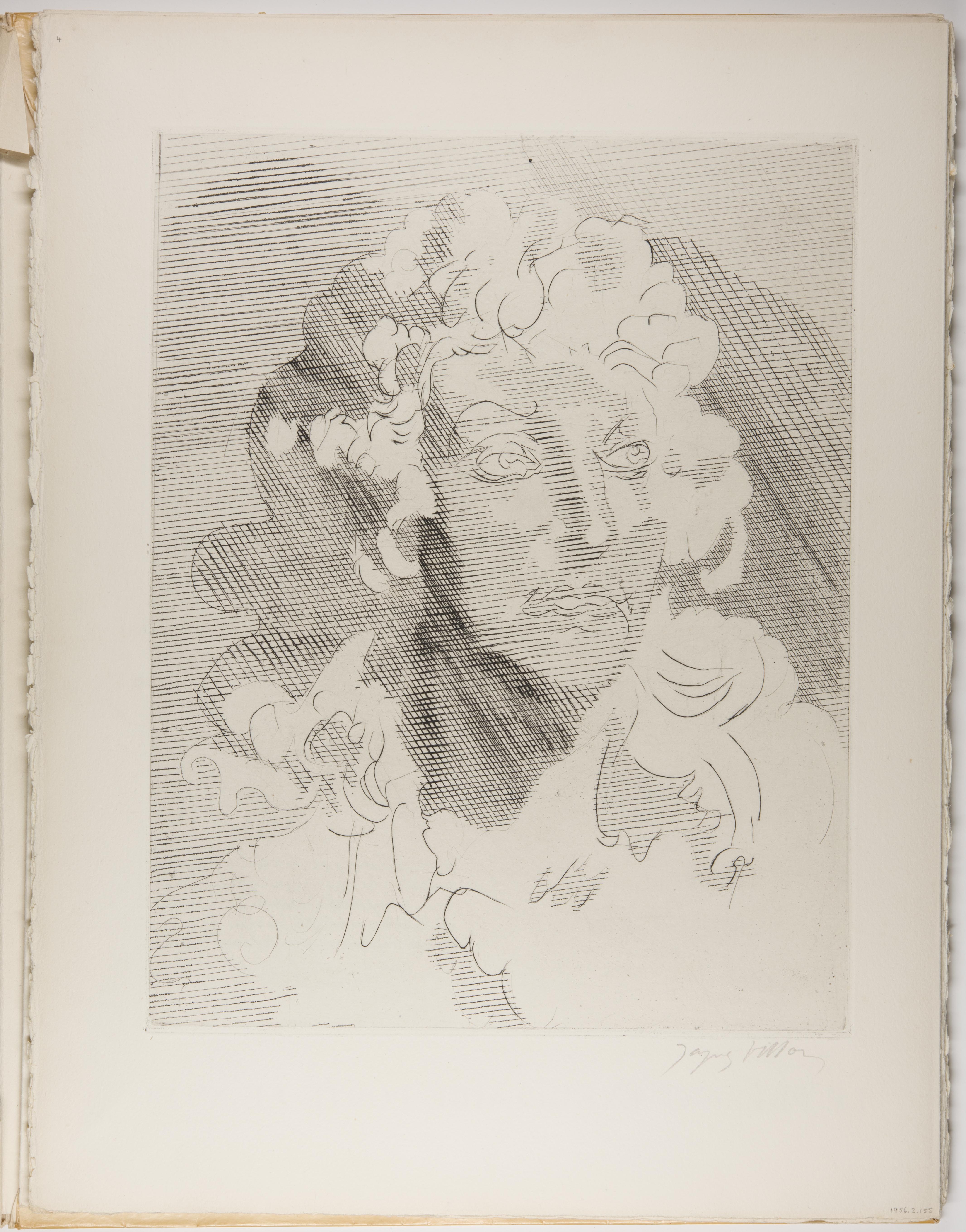 Jacques Villon, Portrait of Racine, 1945