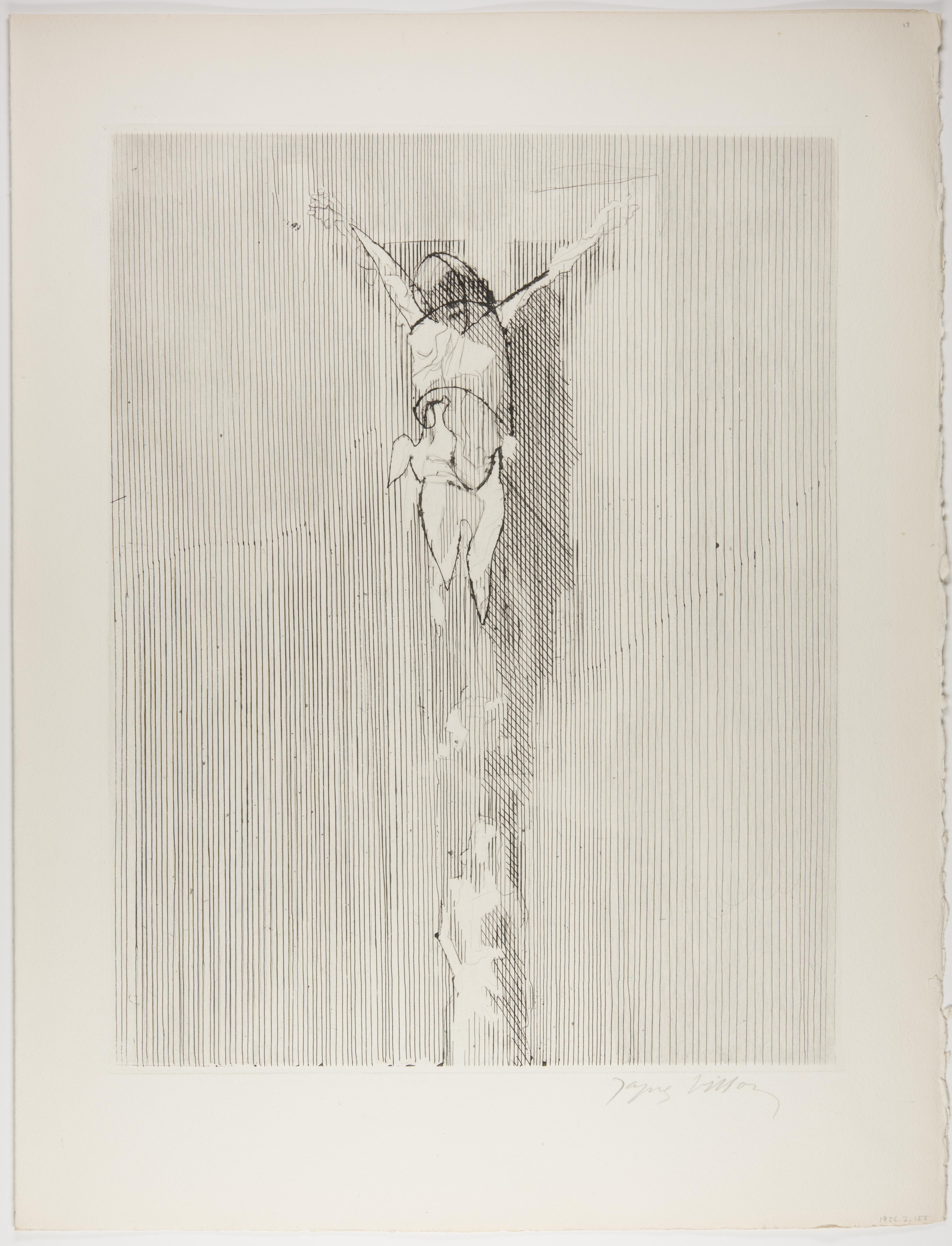 Jacques Villon, Christ on the Cross, 1945