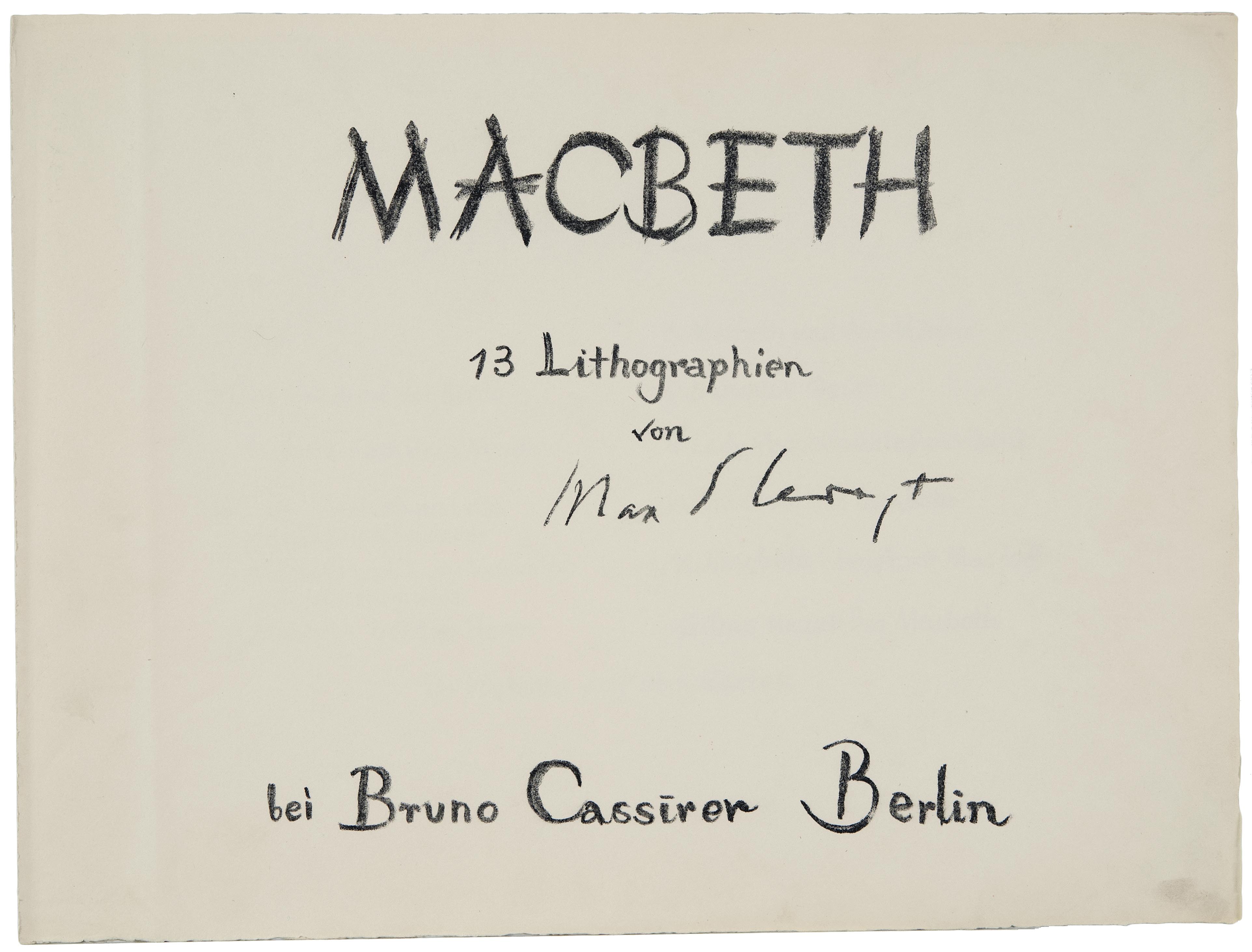 Max Slevogt, Macbeth, 1920