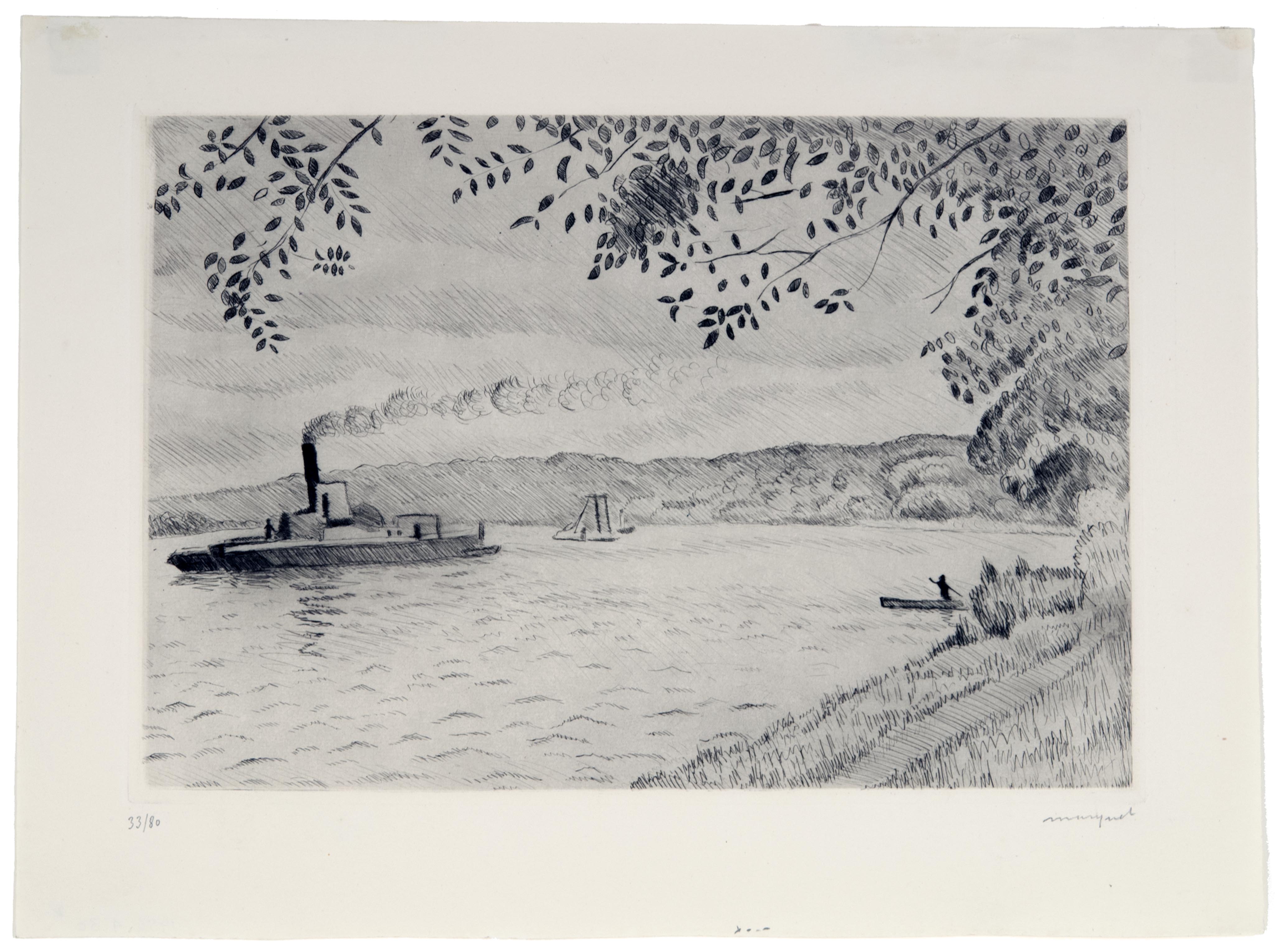 Albert Marquet, Steamship on the Seine, n.d.