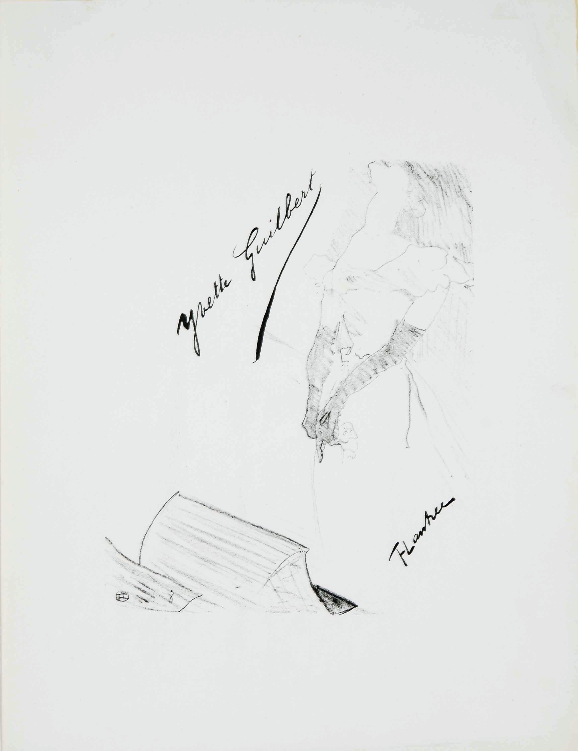 Henri de Toulouse-Lautrec, Frontispiece (Yvette Guilbert), 1898