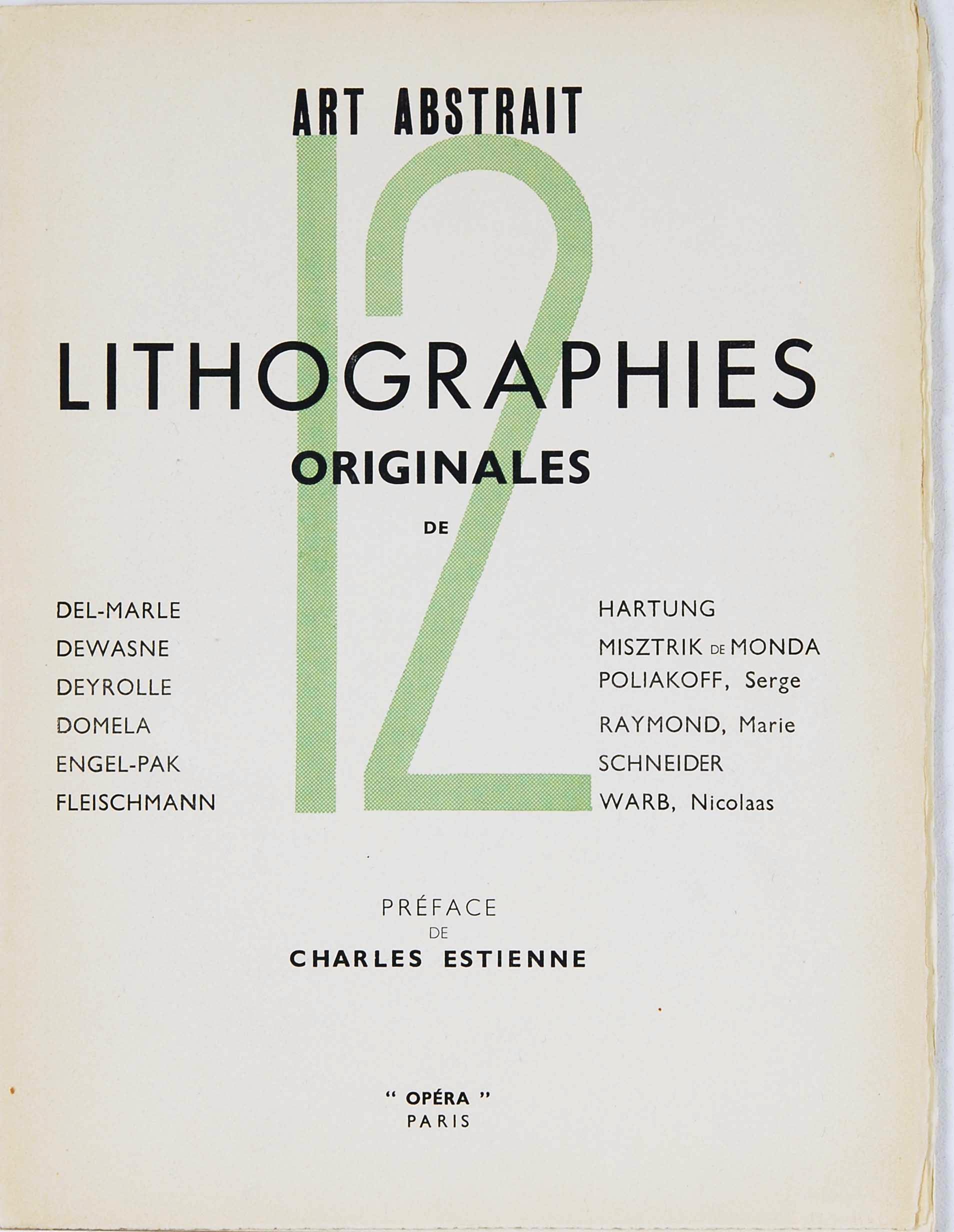 Félix Del Marle, Art Abstrait, 1946