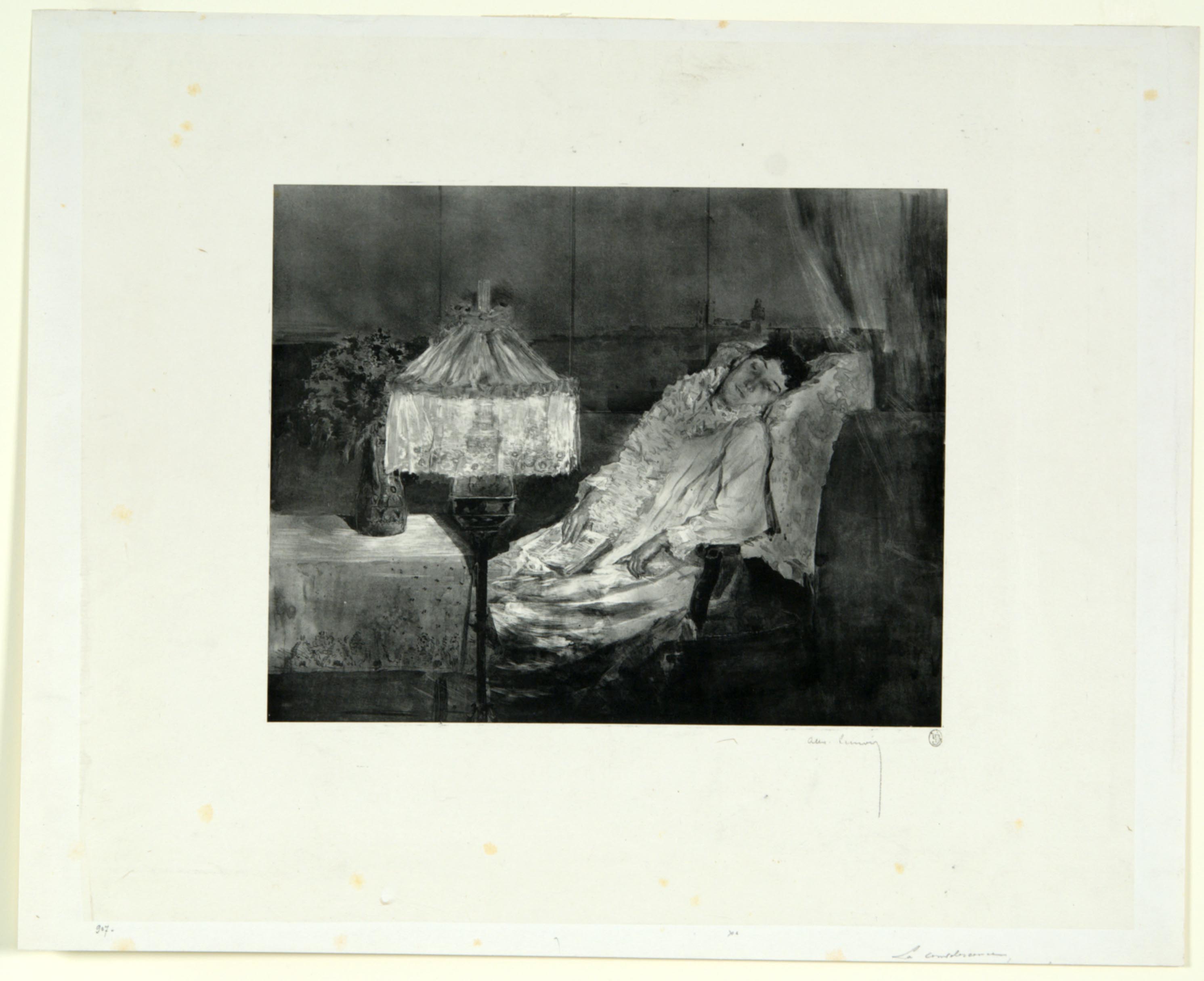 Alexandre Lunois, La Convalescente, 1891