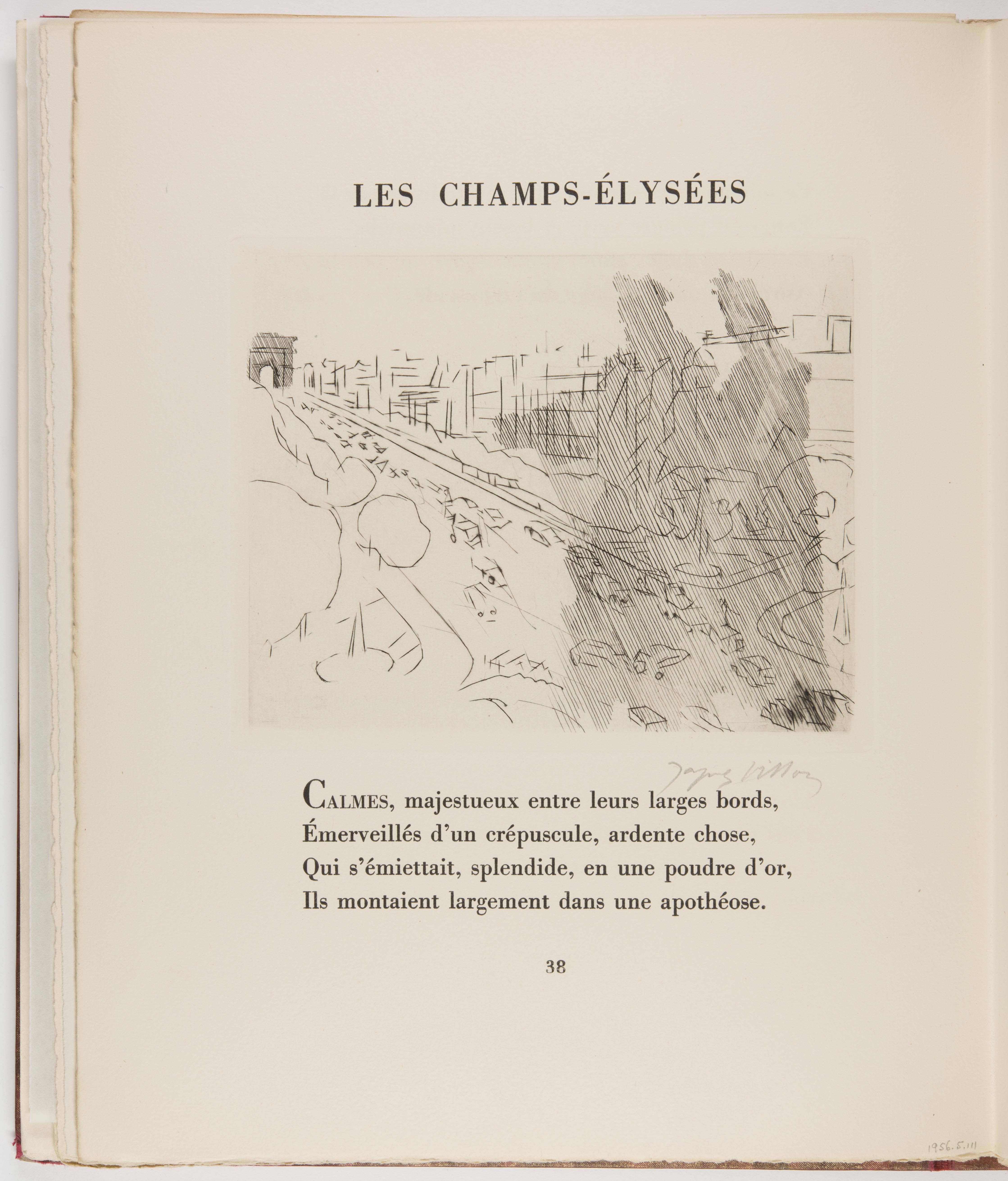 Jacques Villon, Poésies de Pierre Corrard, 1937