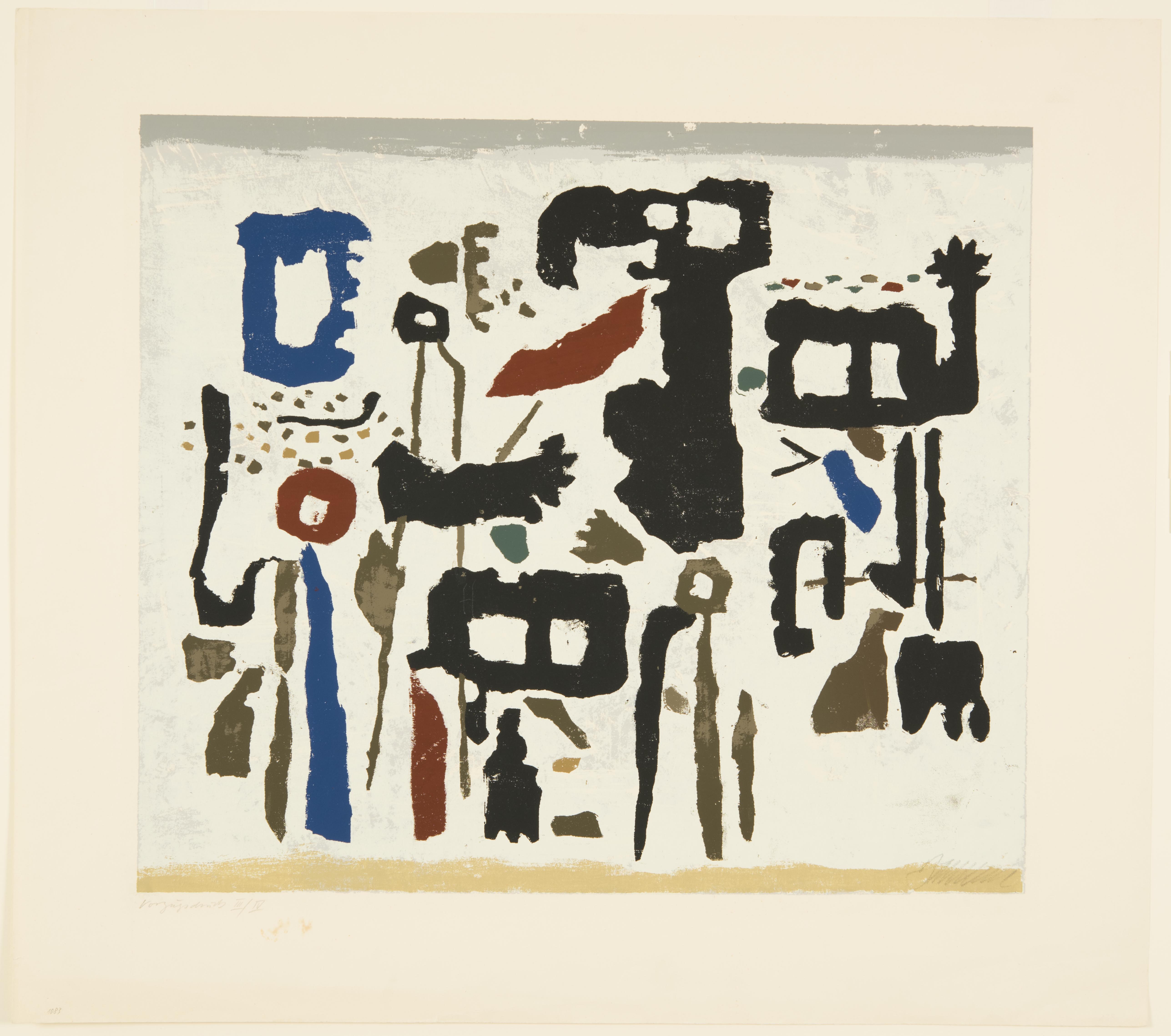 Willi Baumeister, Amenophis, 1950