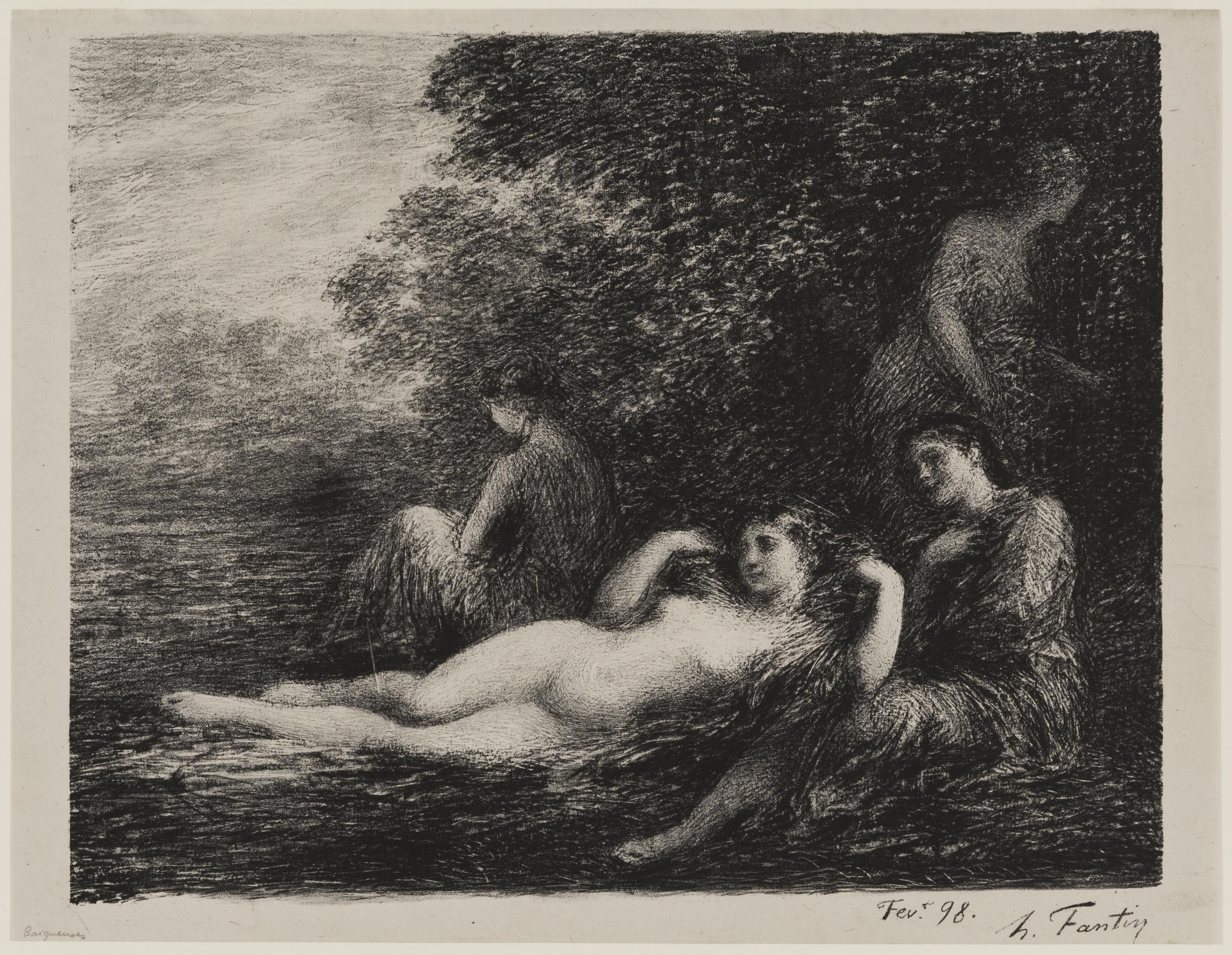 Henri Fantin-Latour, Female Bathers, 1898
