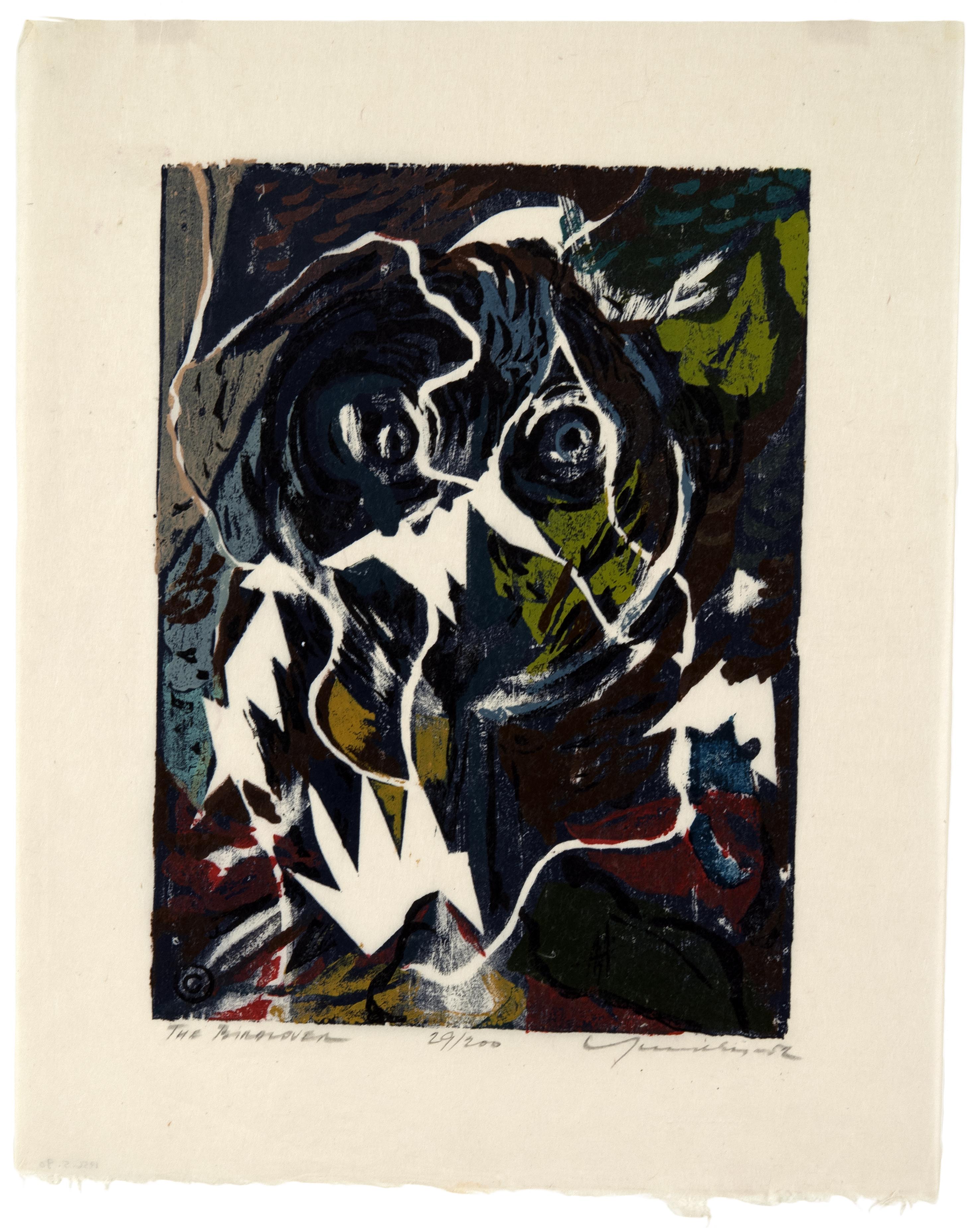 Adja Yunkers, The Bird Lover, 1952