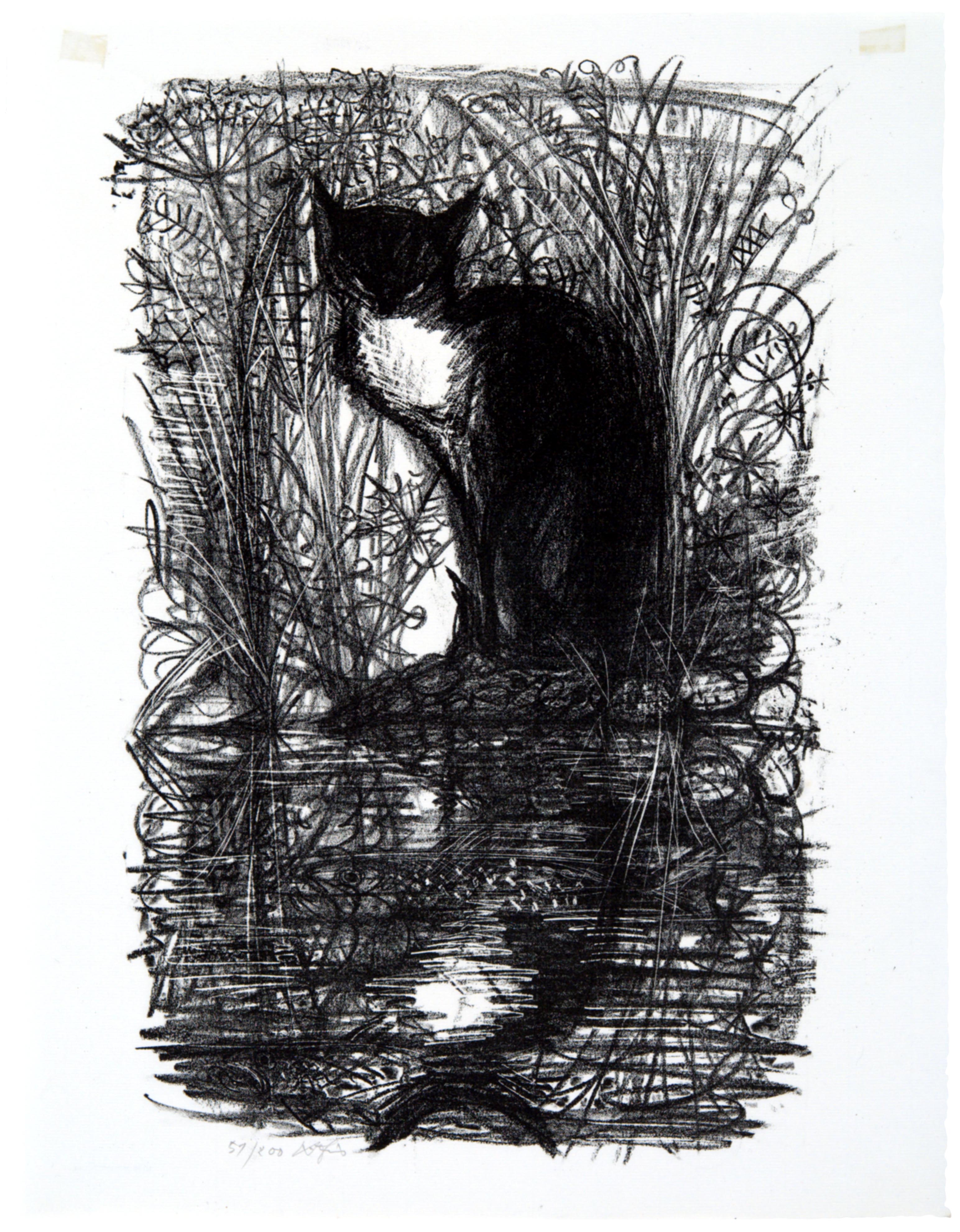 Hans Fischer, The Fishing Cat, n.d.