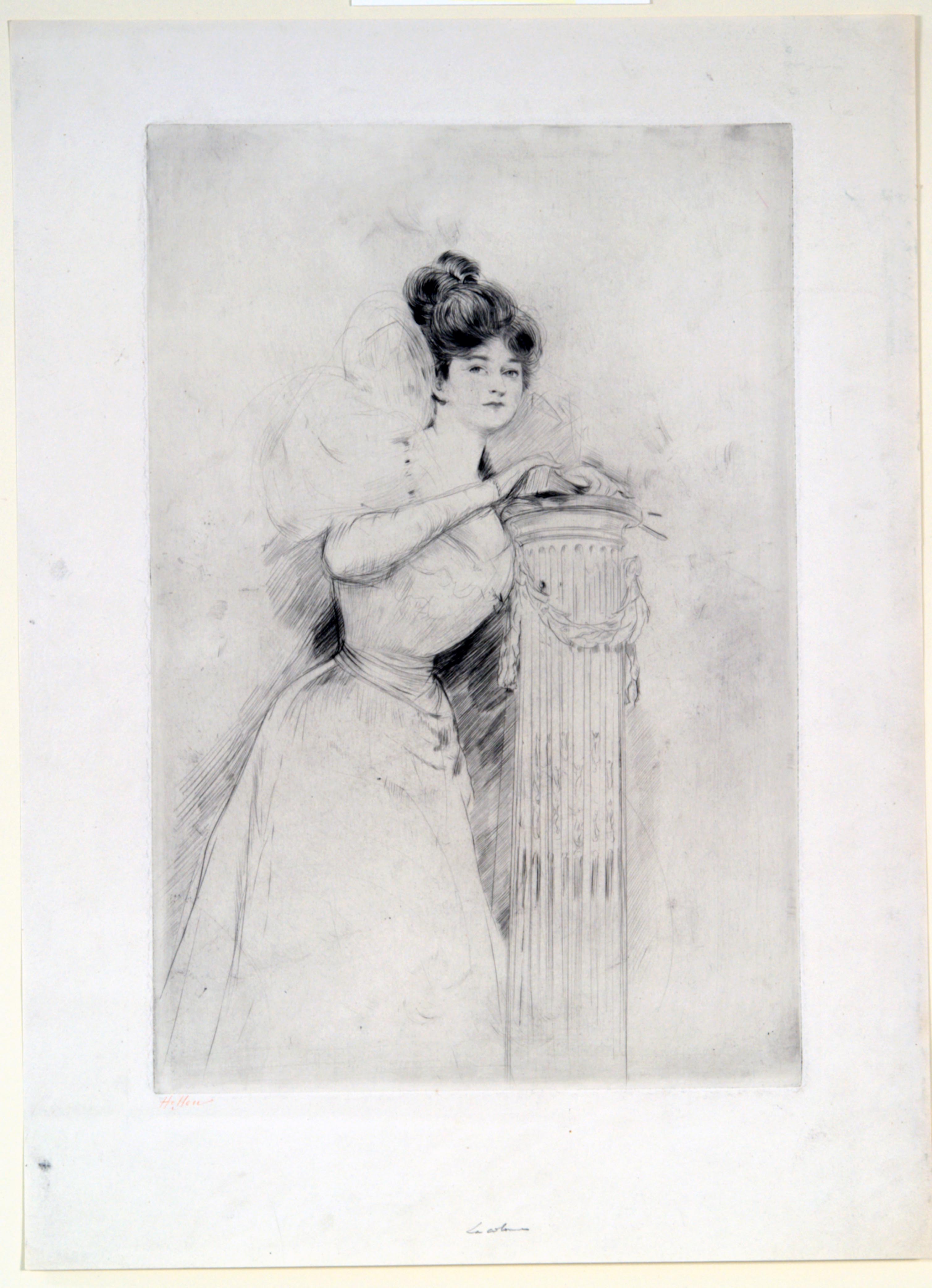 Paul César Helleu, La Colonne, n.d.