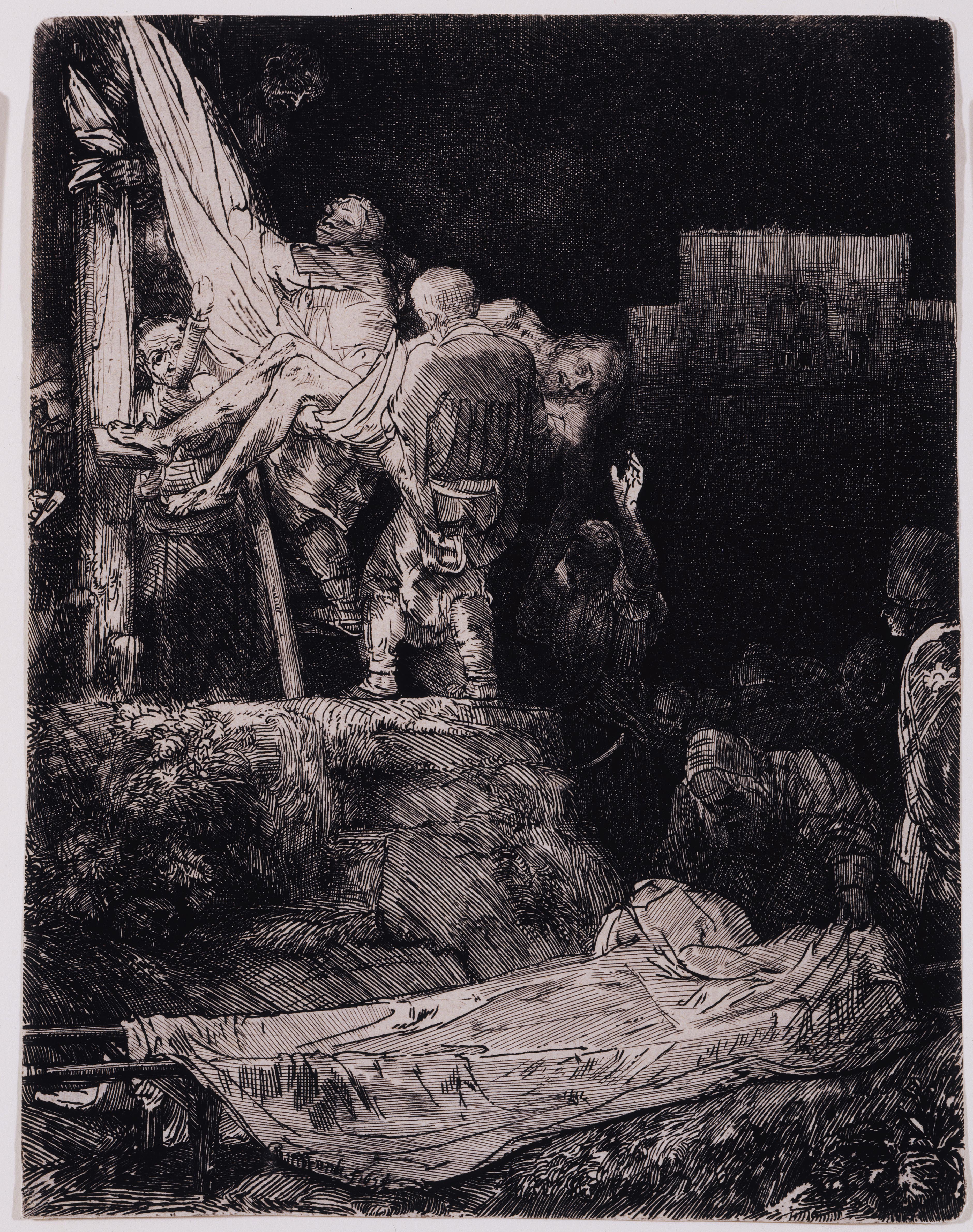 Rembrandt Harmensz. van Rijn, Descent from the Cross by Torchlight, 1654