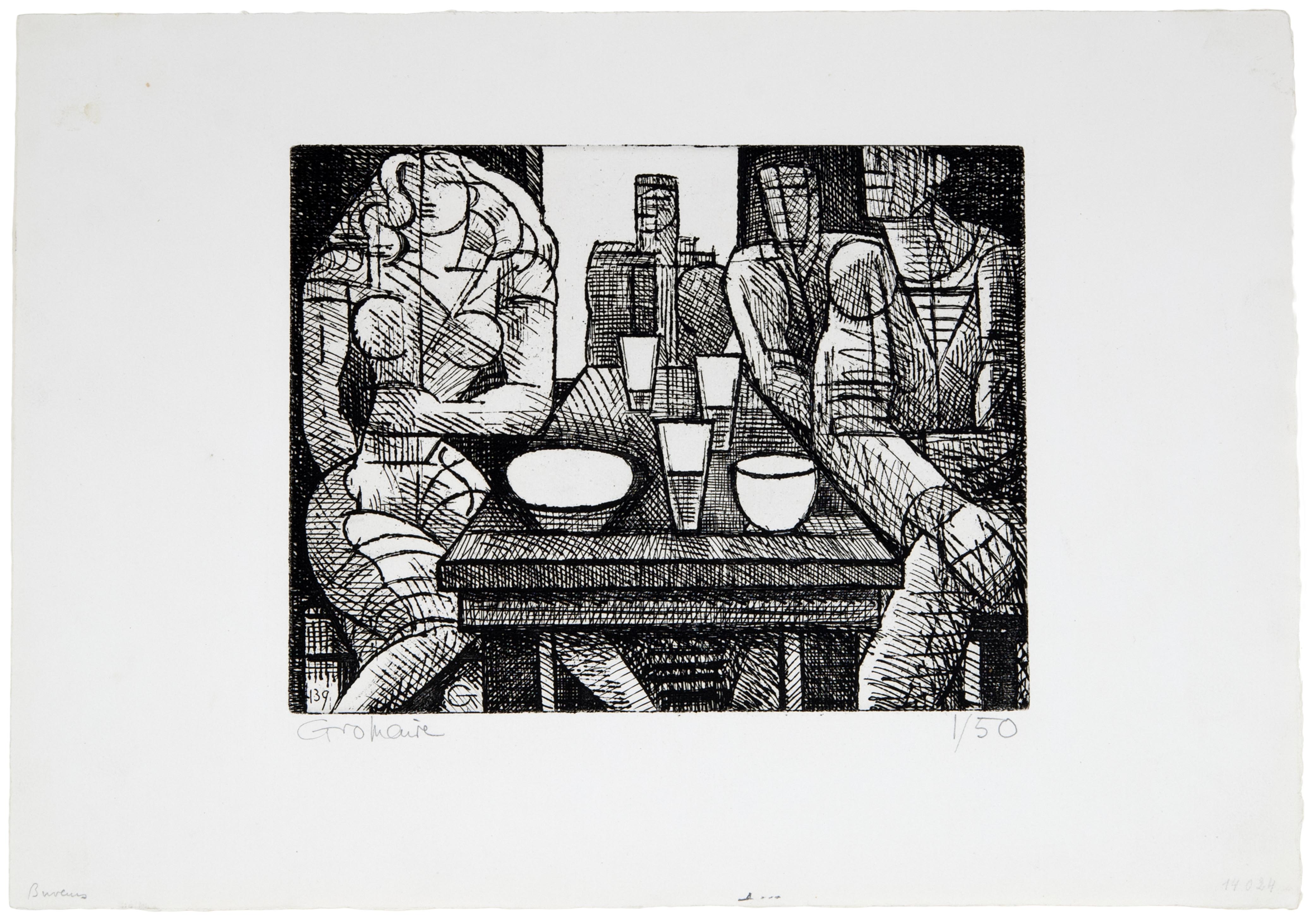 Marcel Gromaire, The Beer Drinkers, n.d.