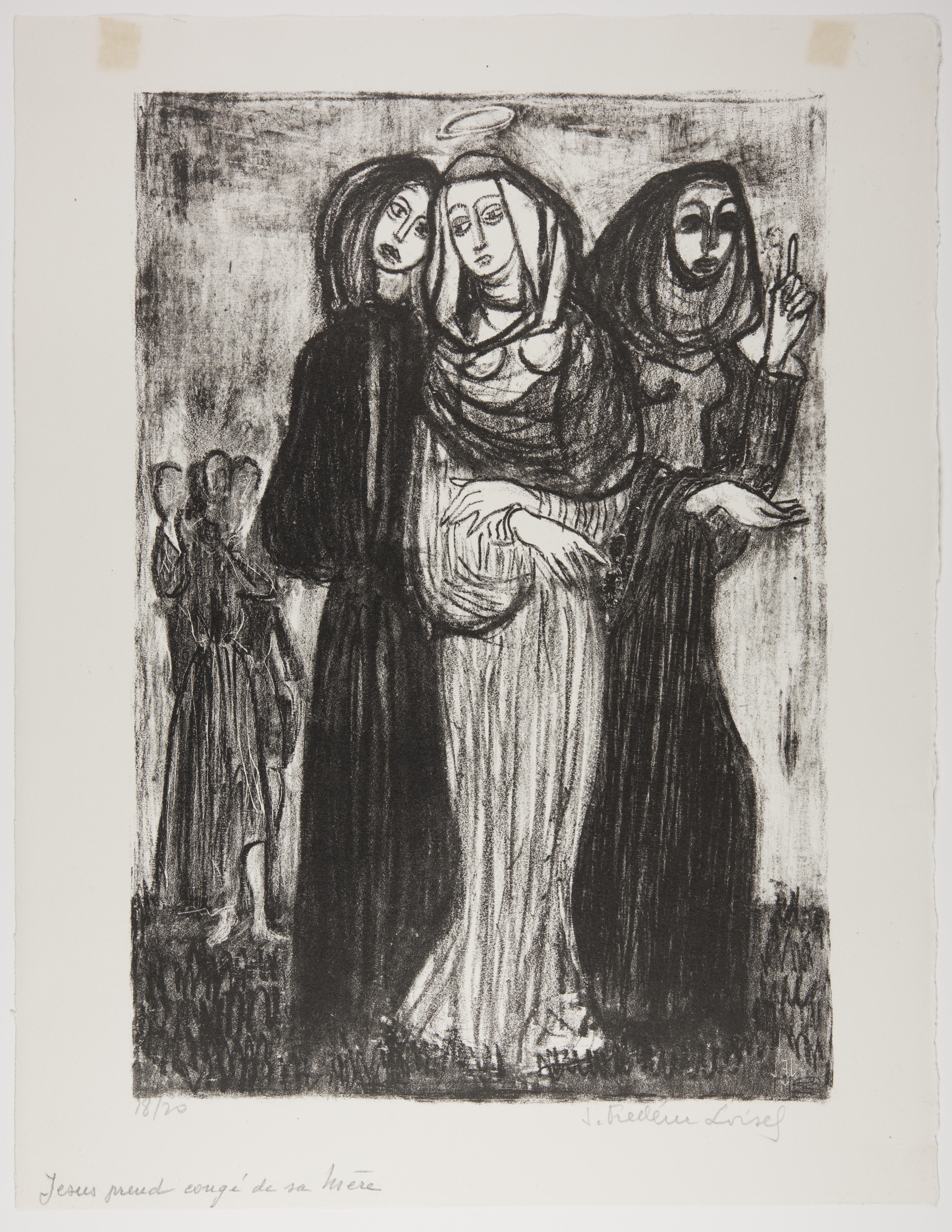 J. Frederic Loisel, Jesus Takes Leave of his Mother, 1949