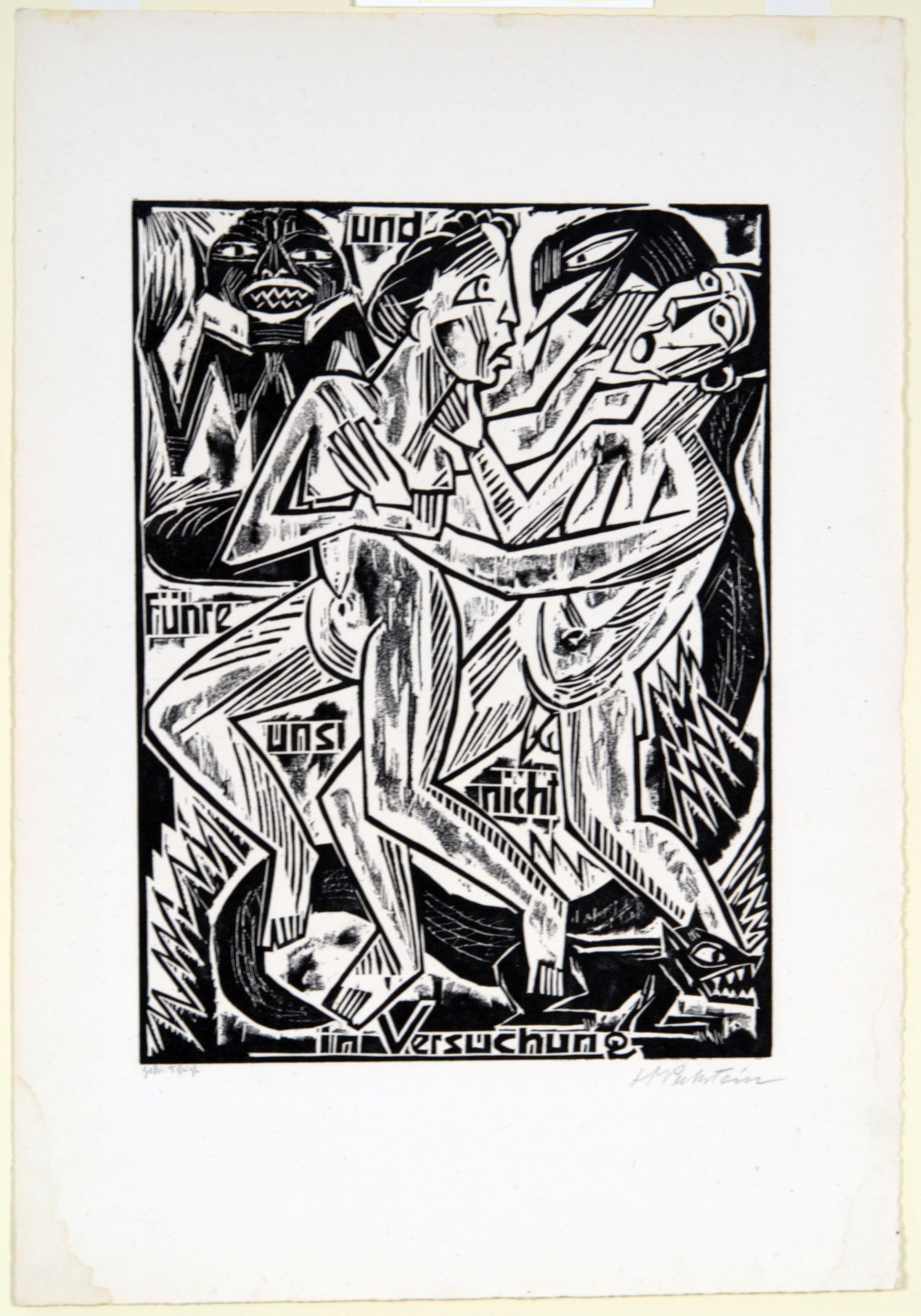 Max Pechstein, And Lead us Not into Temptation, 1921