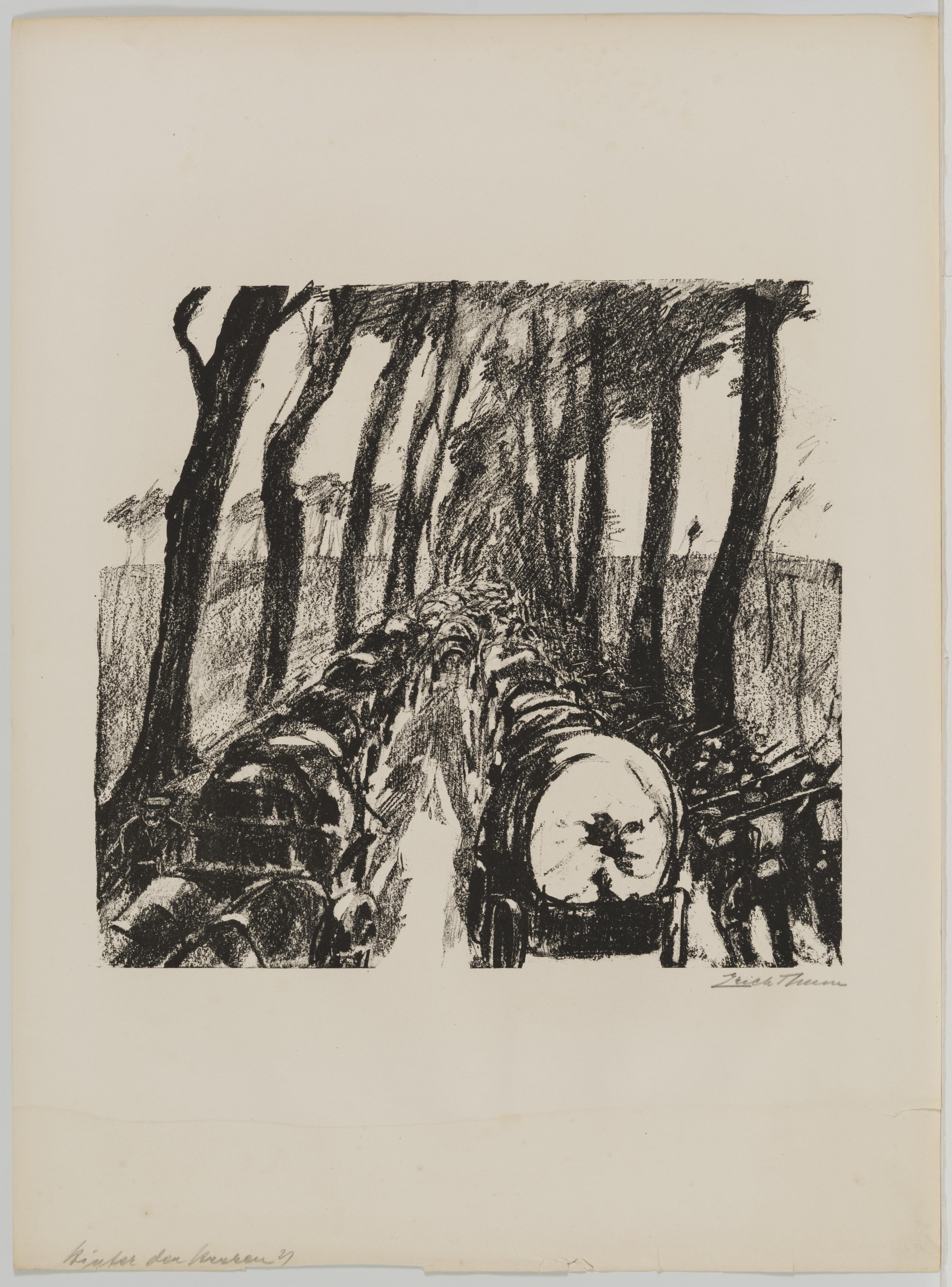 Erich Thum, Military Road, 1915
