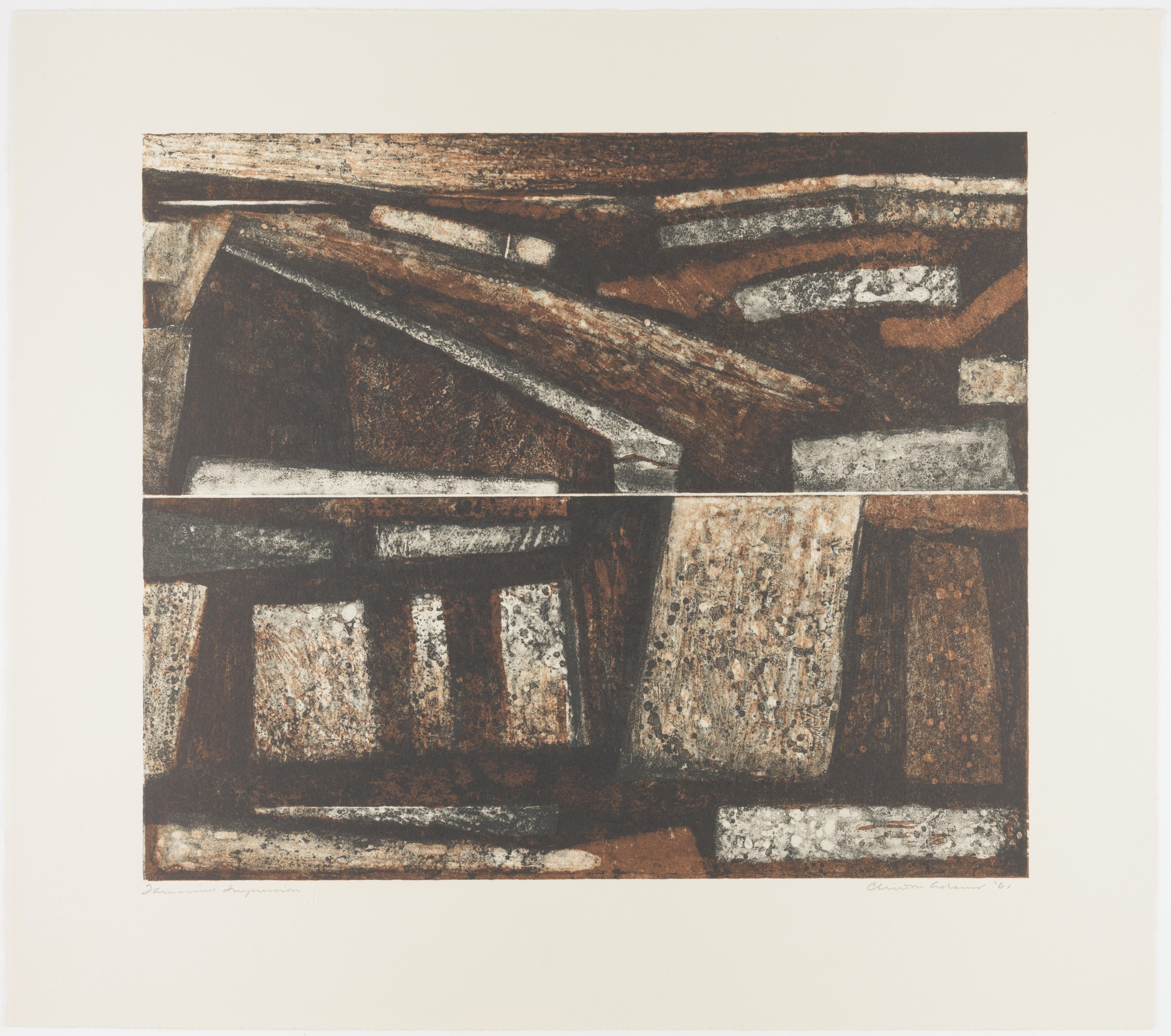 Clinton Adams, Broken Land III, January 19-24, 1961