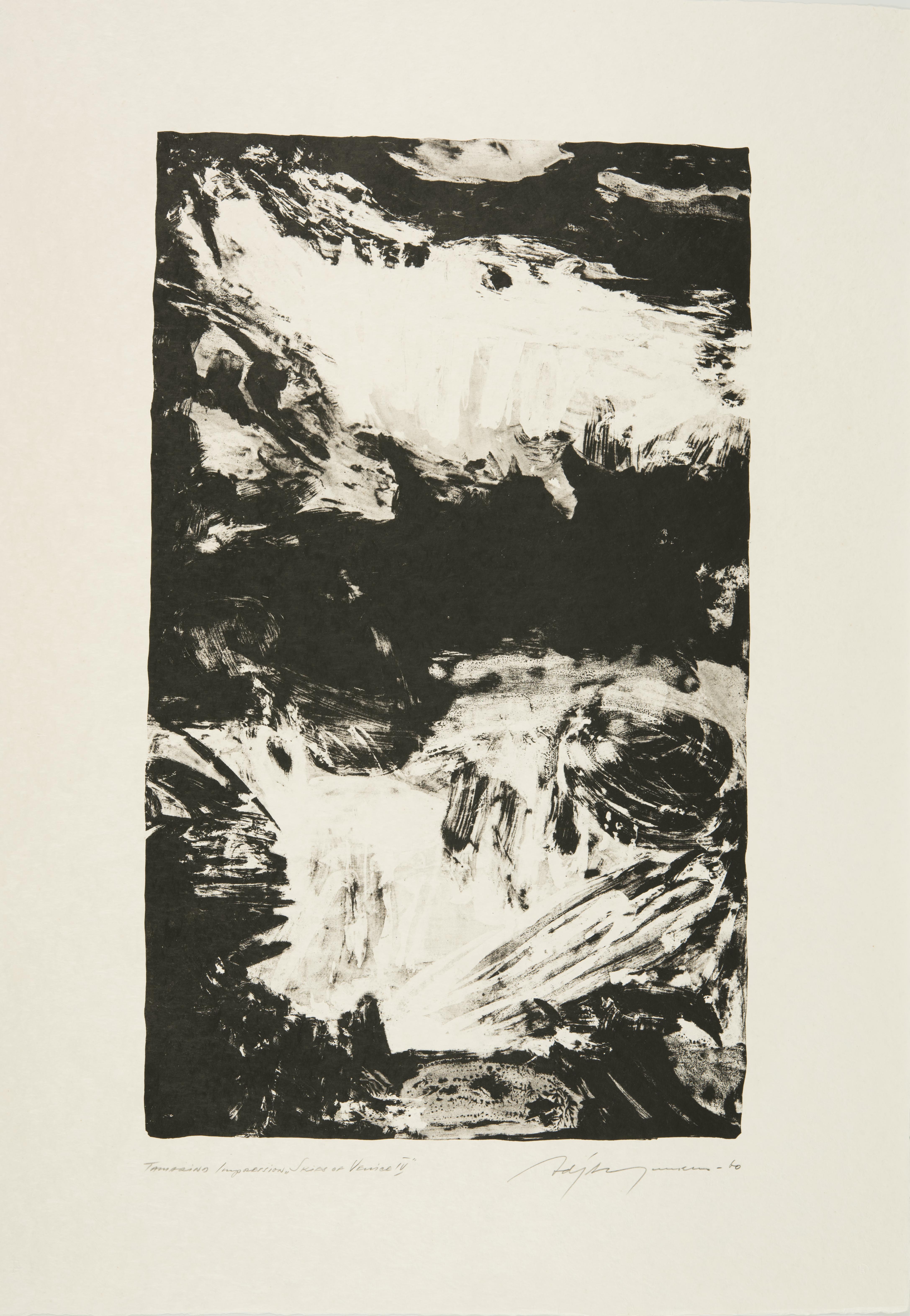Adja Yunkers, Skies of Venice V, 1960