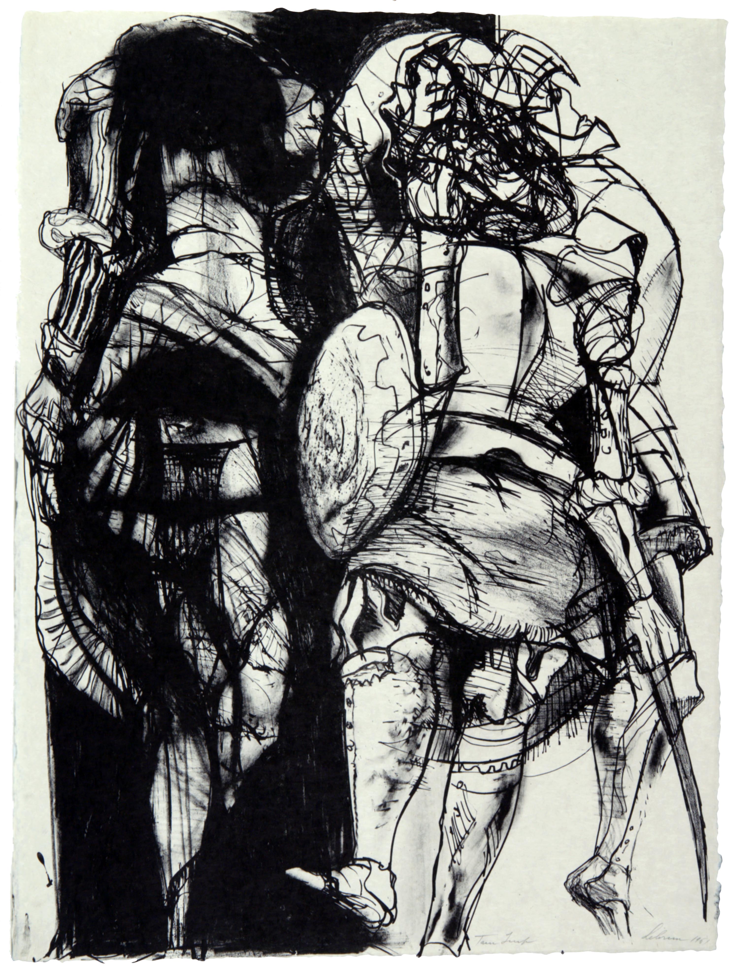 Rico Lebrun, Poster for Marionette Theatre, October 23-25, 1961