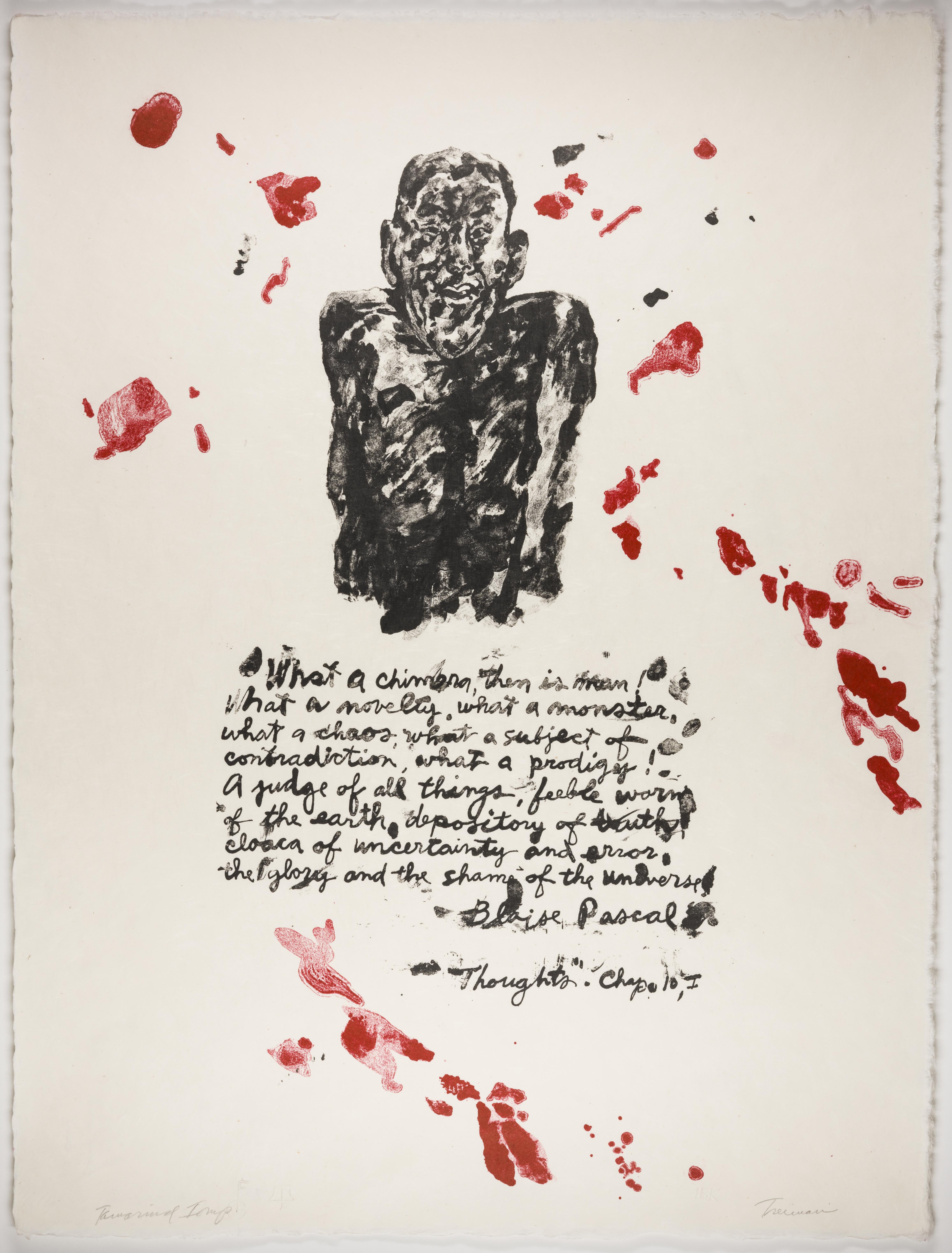 Joyce Treiman, II The Mirrored Couple, Quotation Page, 1961