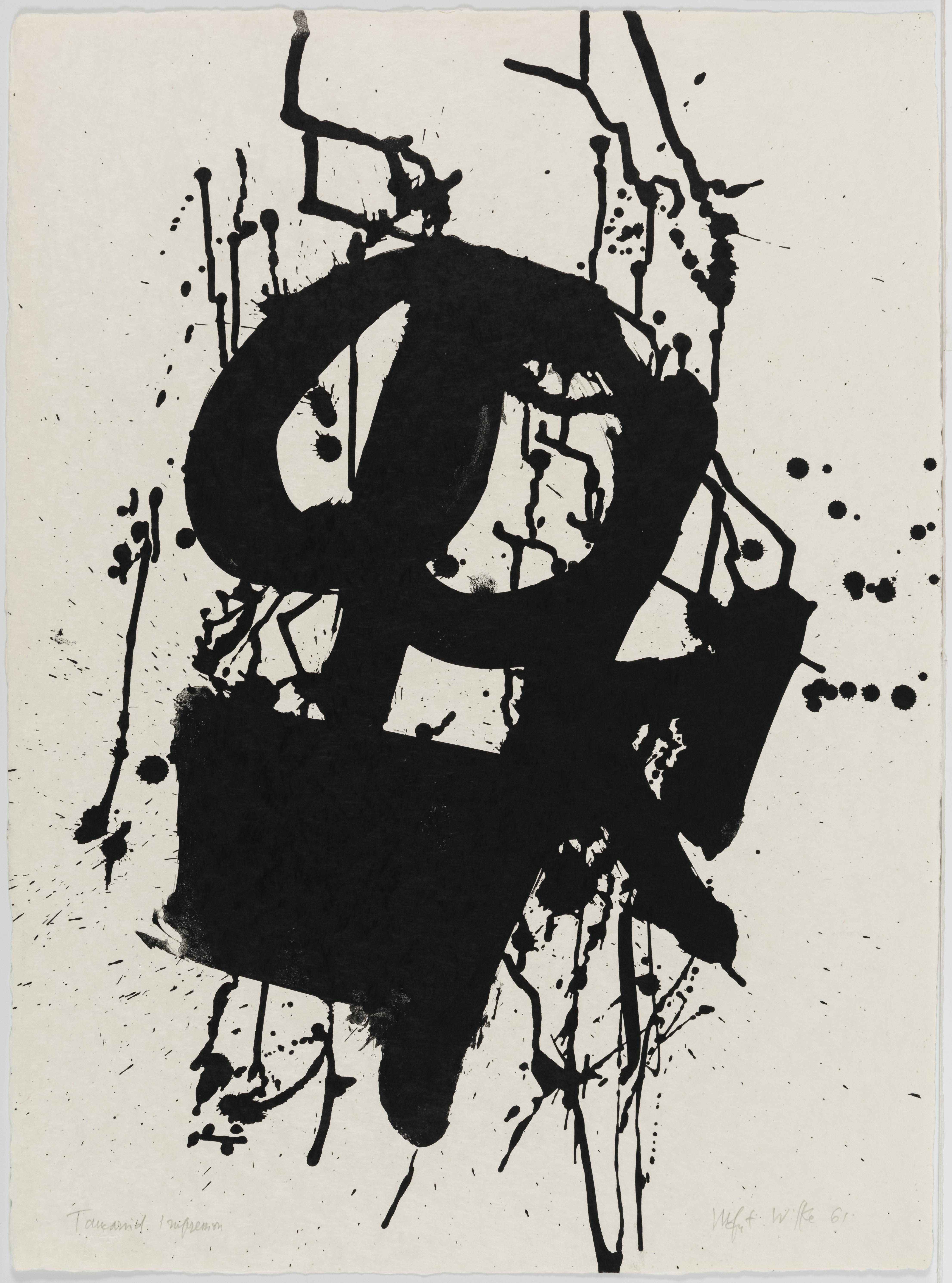 Ulfert Wilke, Glyphs, September 13-15, 1961