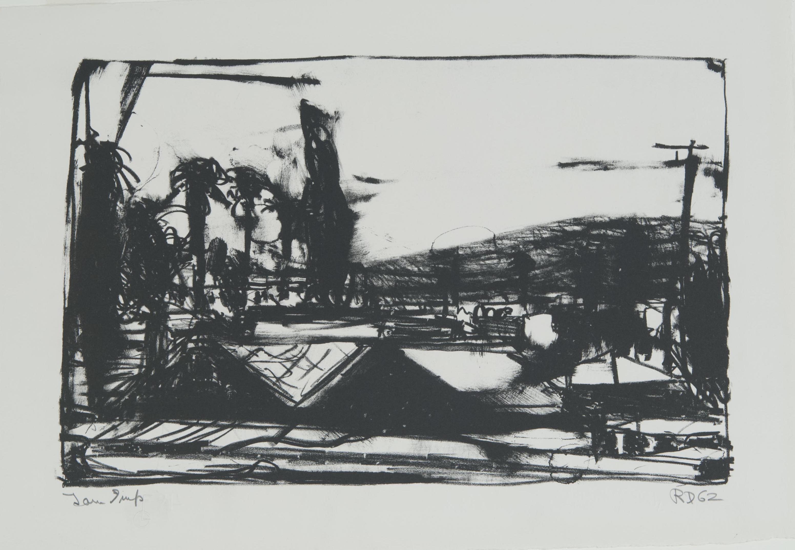 Richard Diebenkorn, L.A. Landscape, April 24-May 15, 1962