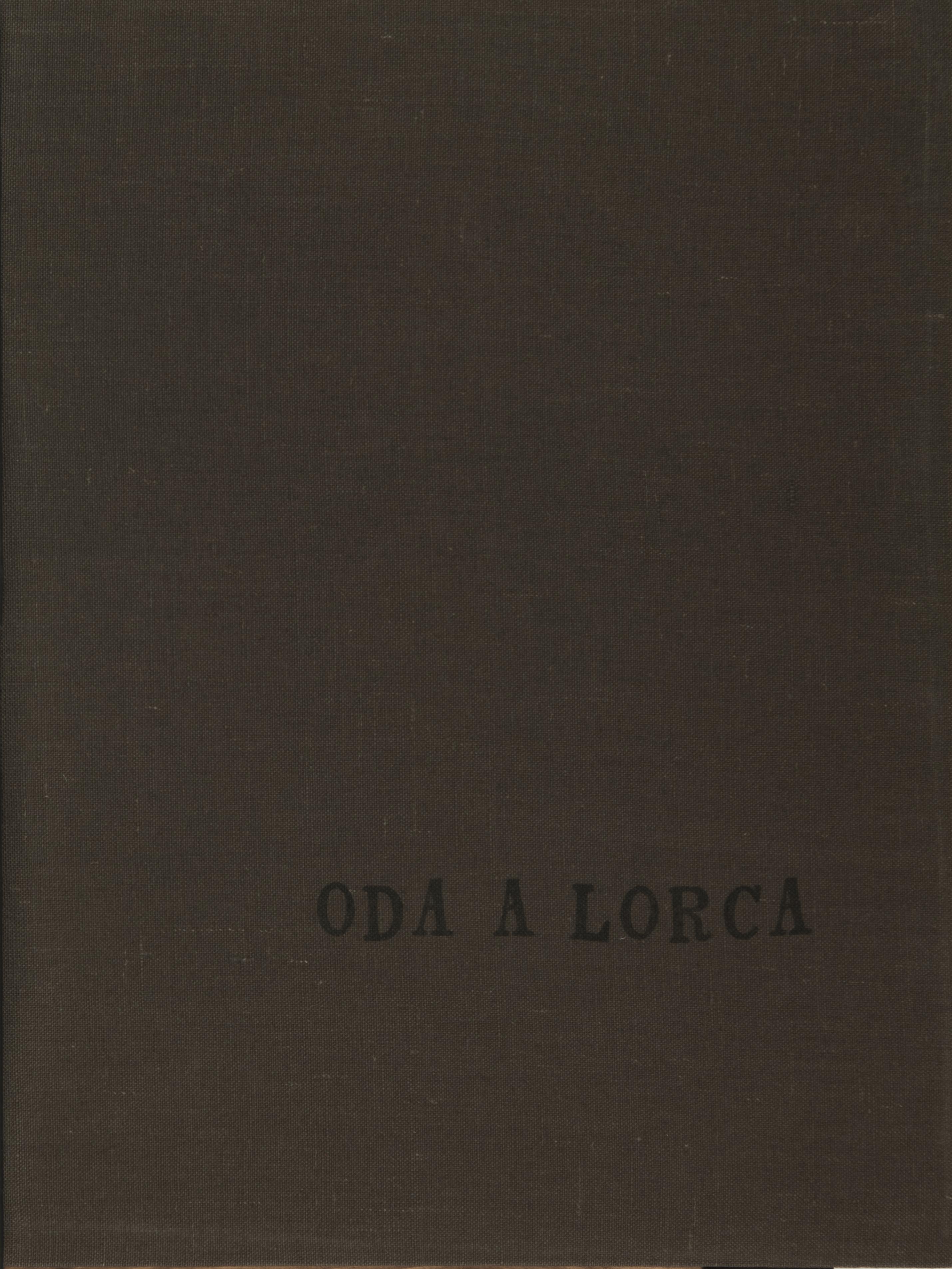 Antonio Frasconi, Oda a Lorca, 1962