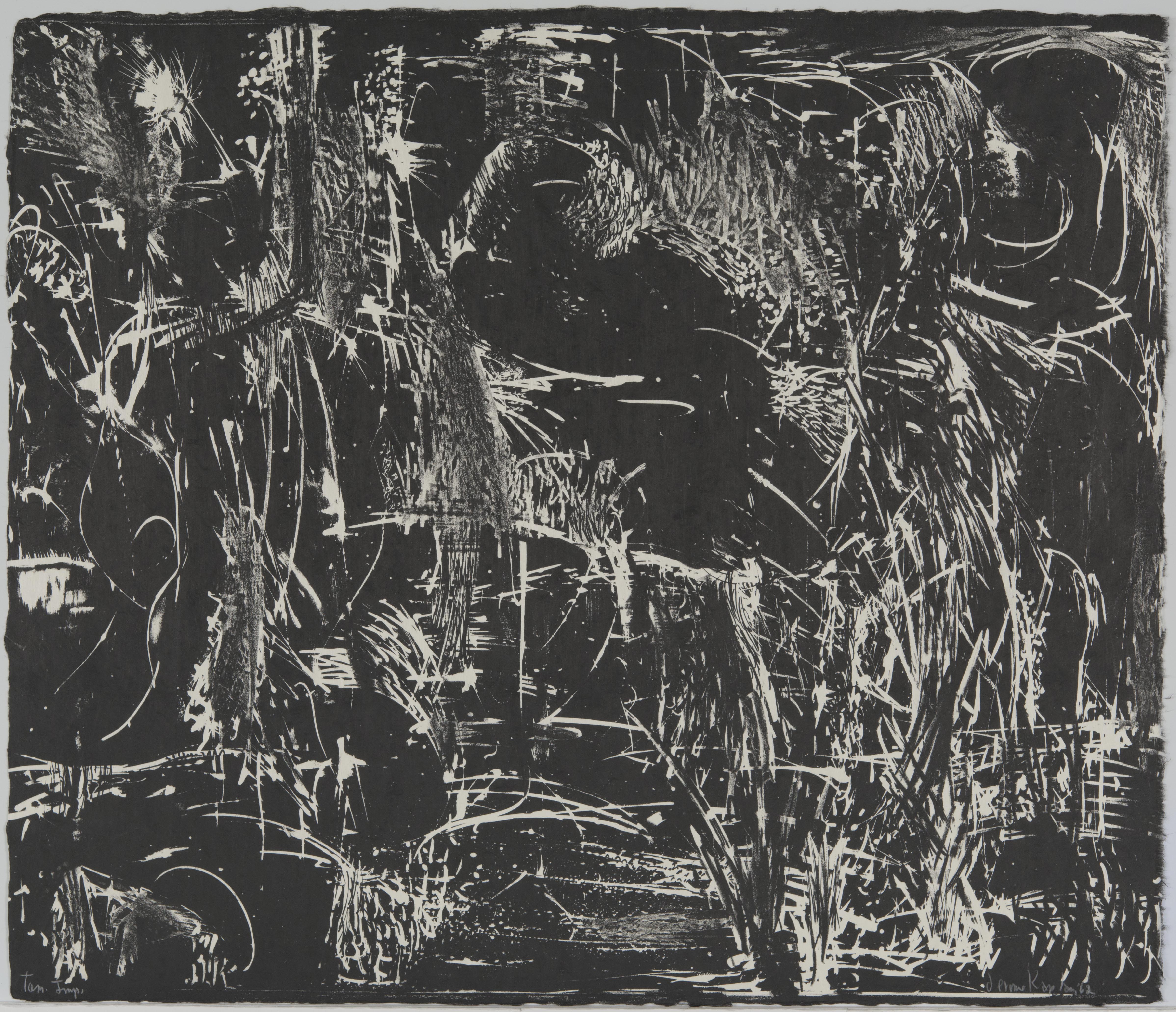 Jerome Kaplan, Figurative Landscape, April 13-20, 1962