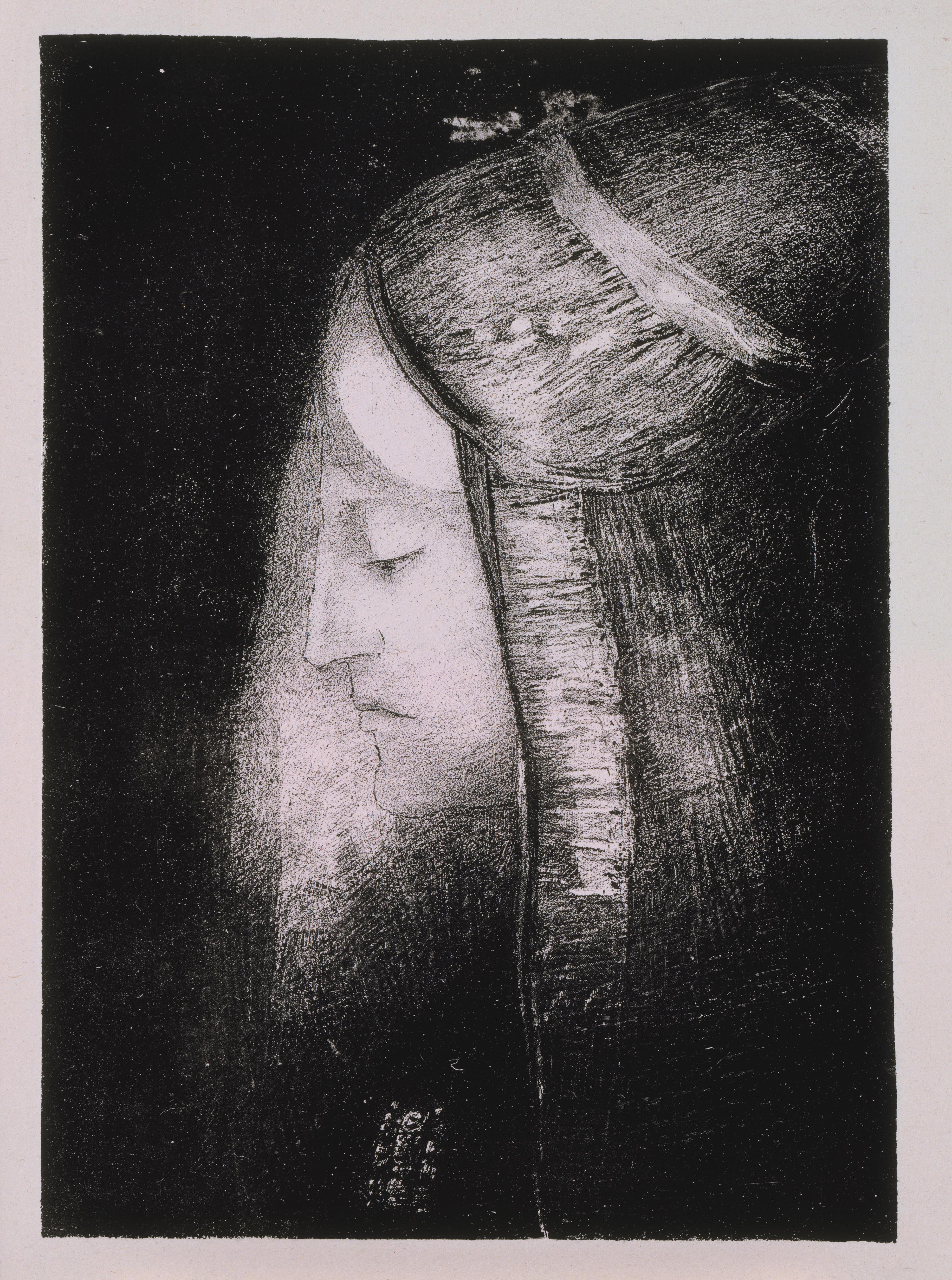 Odilon Redon, Profile of Light, 1886