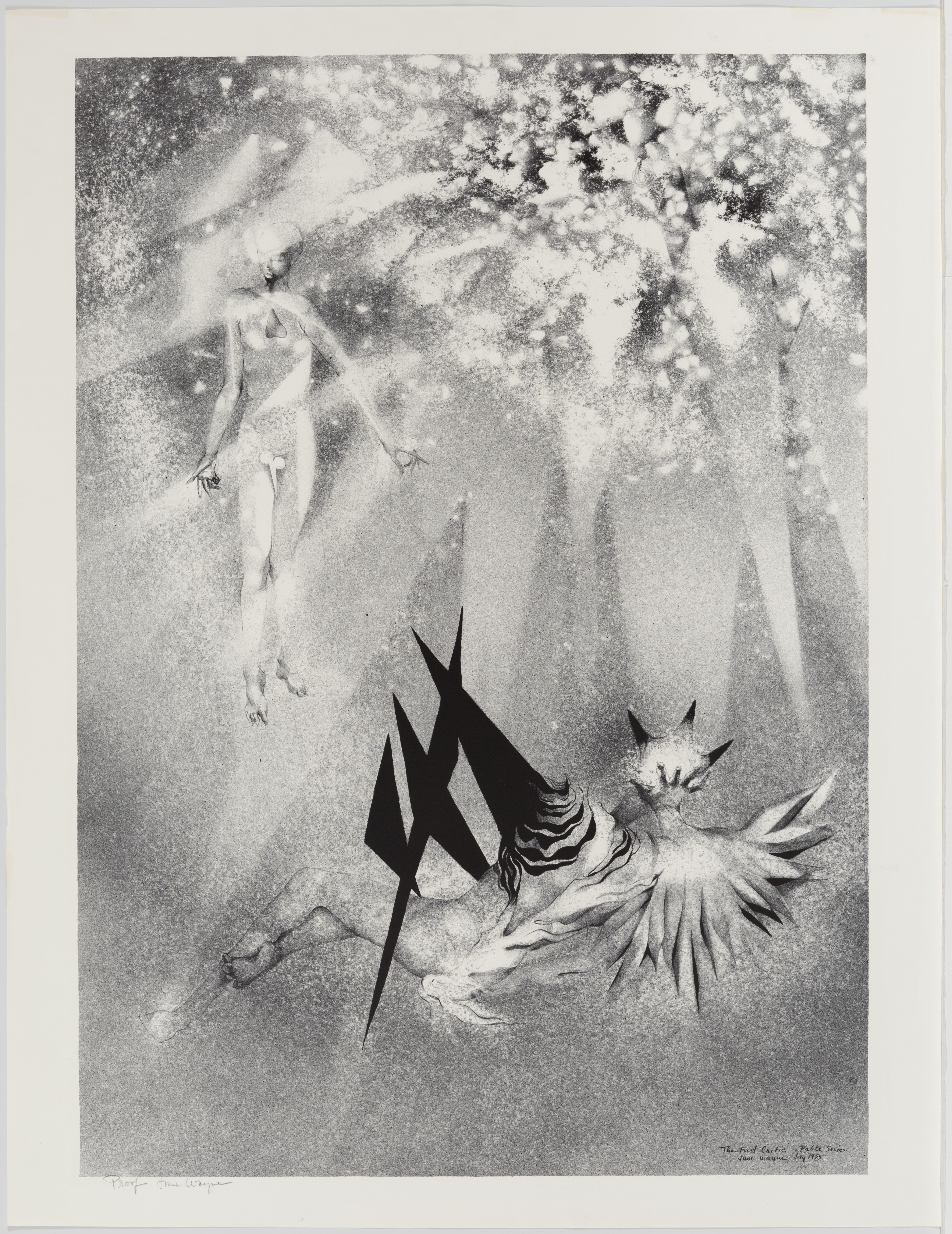 June Wayne, The First Critic, July 1955