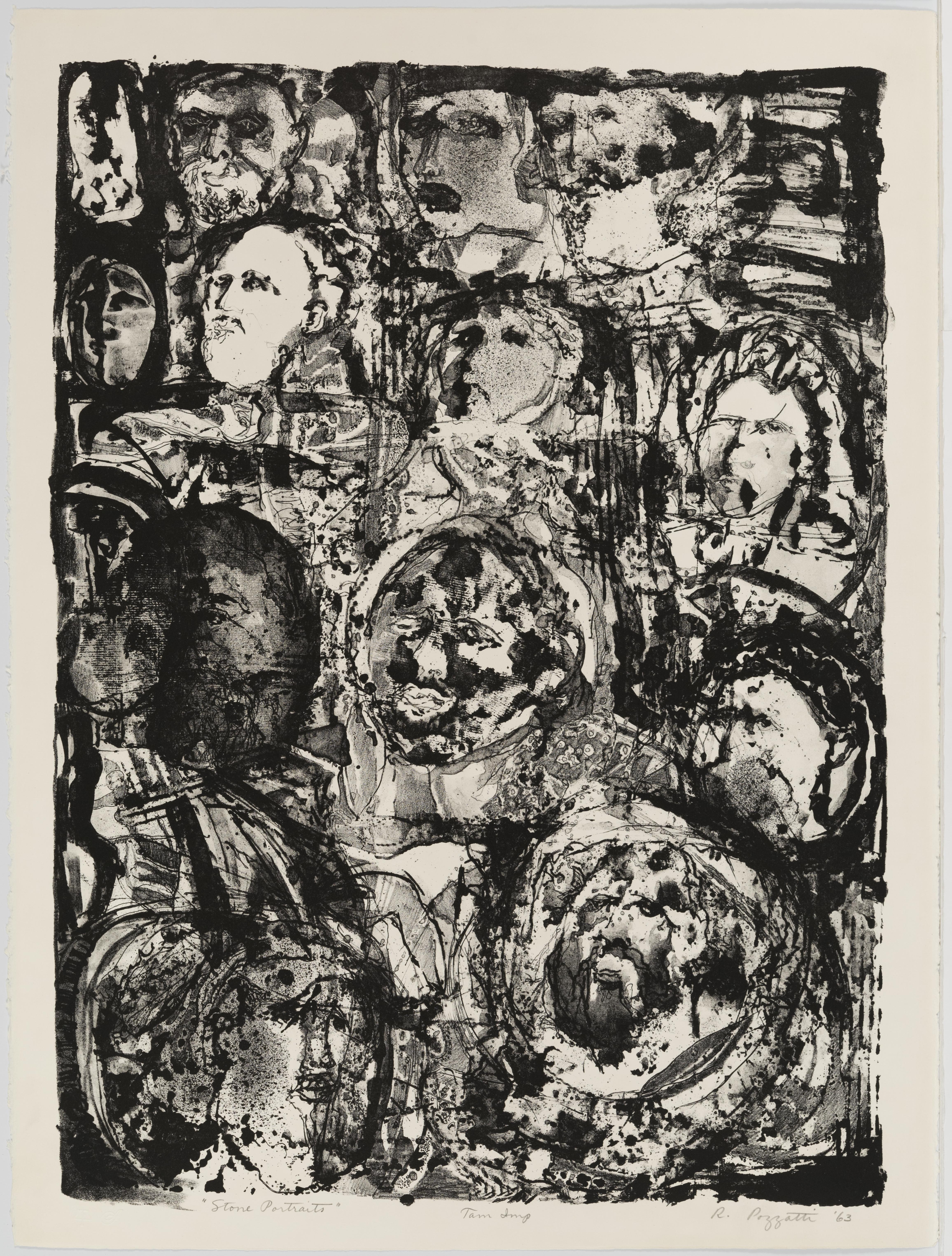 Rudy Pozzatti, Stone Portraits, February 14-15, 1963