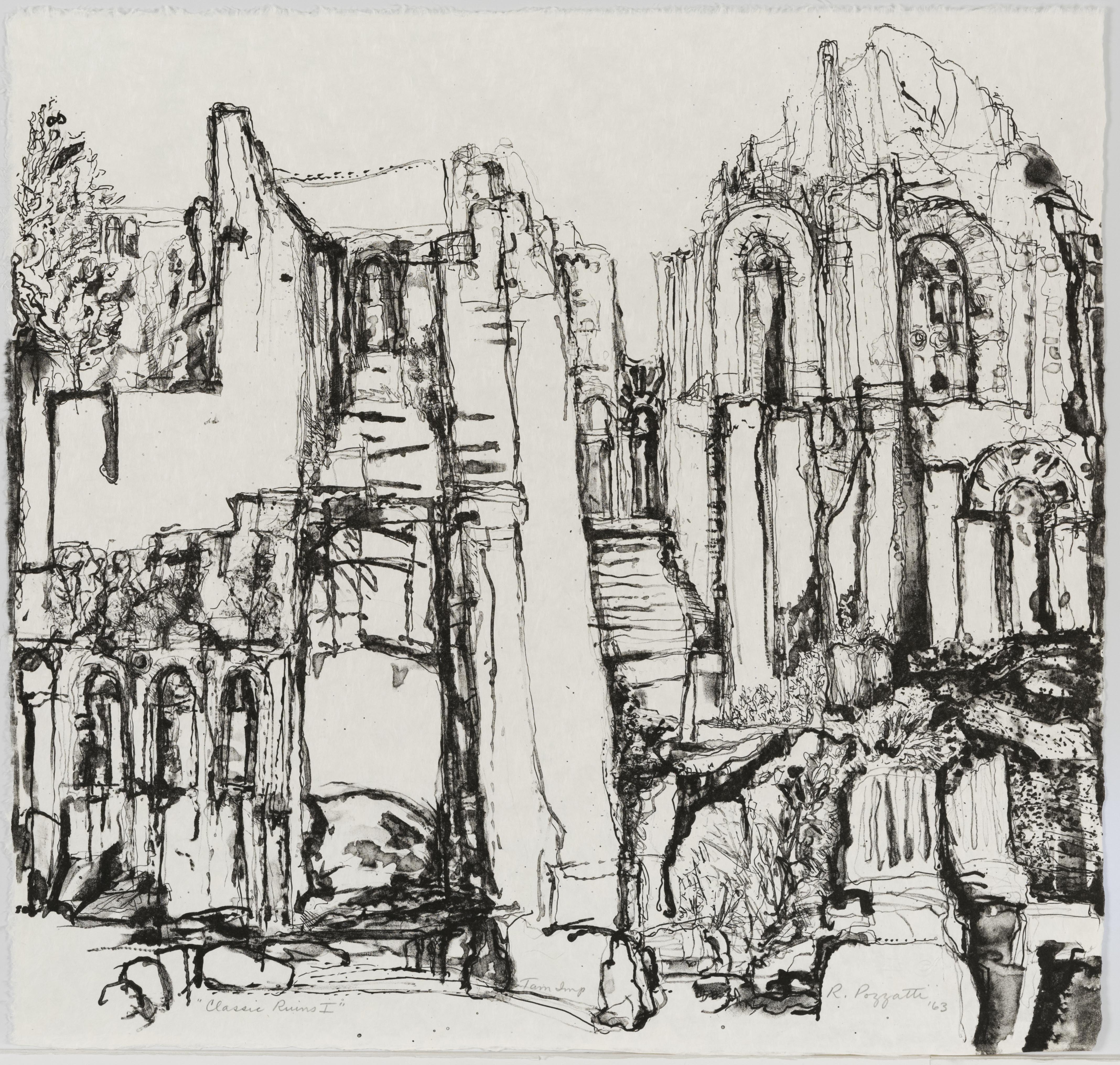 Rudy Pozzatti, Classic Ruins I, February 7-8, 1963