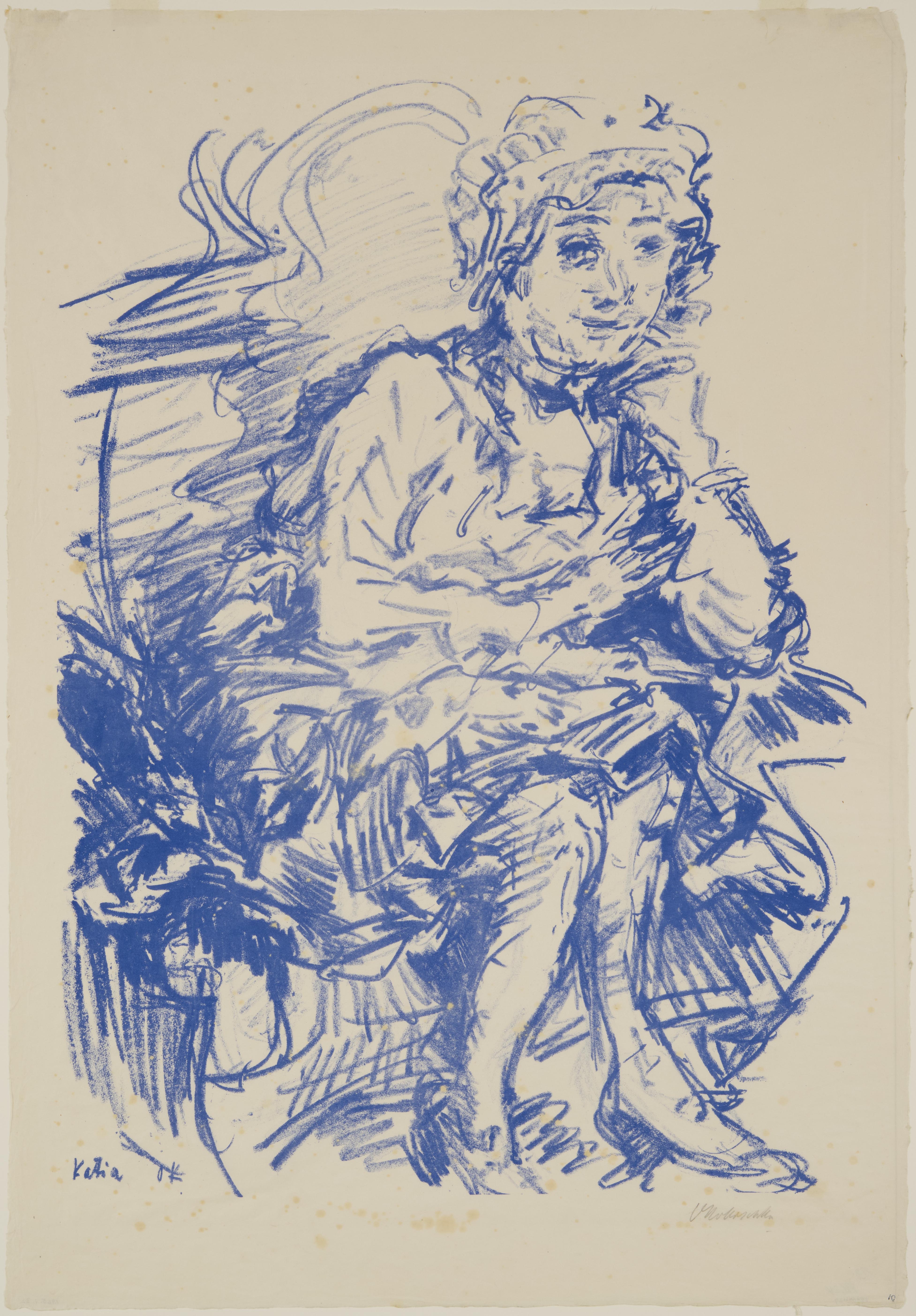 Oskar Kokoschka, Katia (Kathe Richter), 1918