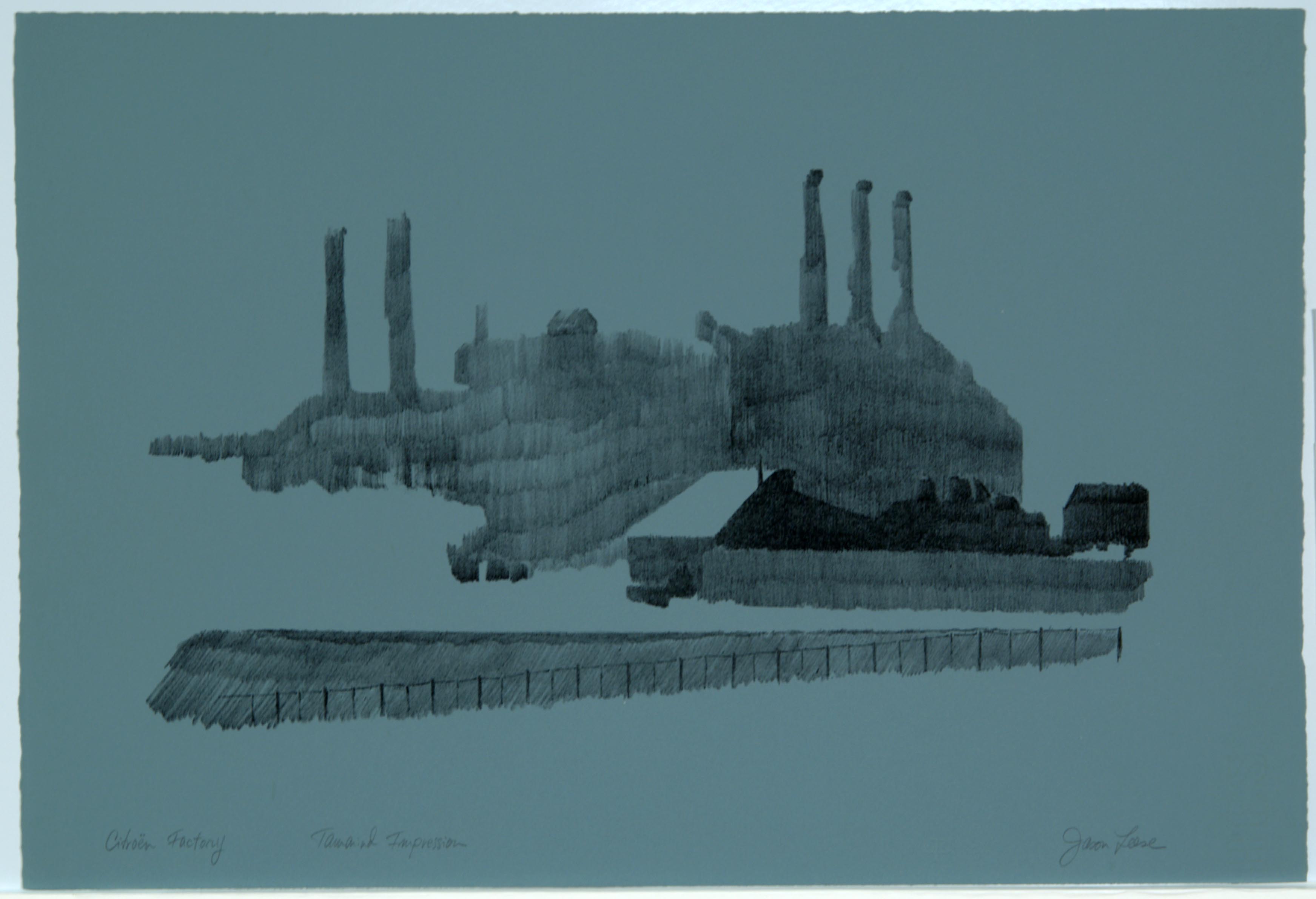 Jason Leese, Citroen Factory (Scenes of Paris X), 1963