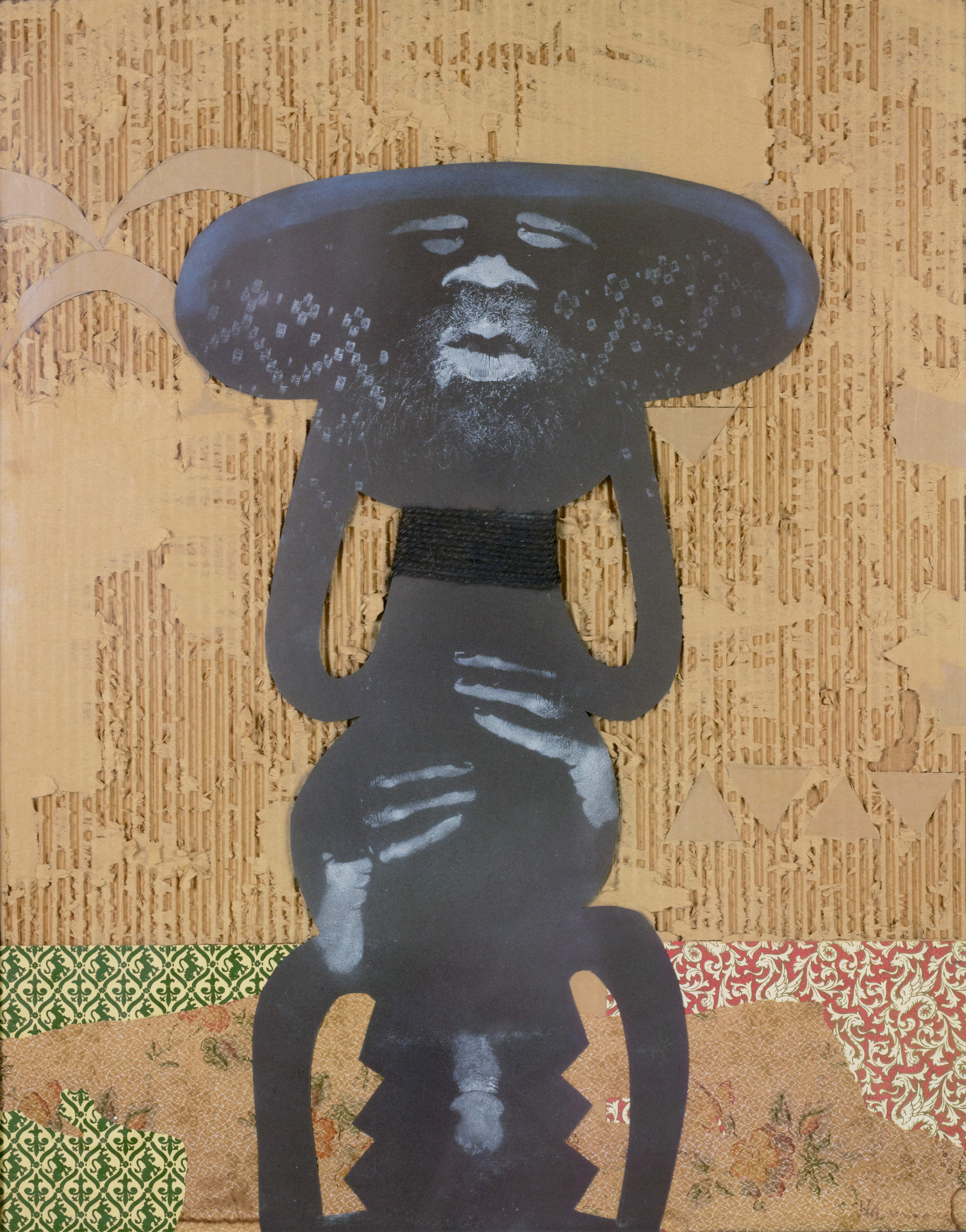 Untitled, by David Hammons, 1975